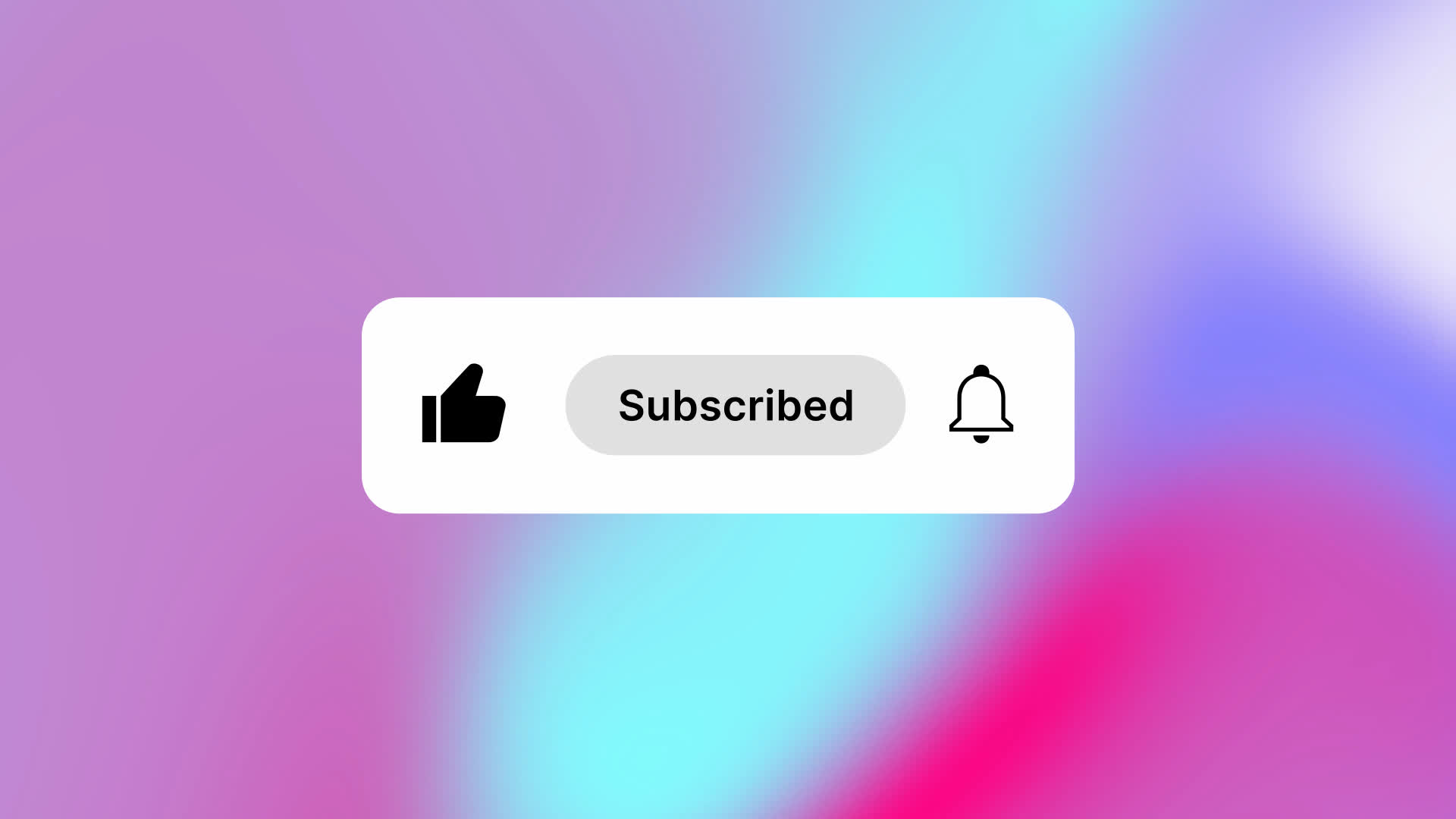 Like Subscribe Bell Button Click