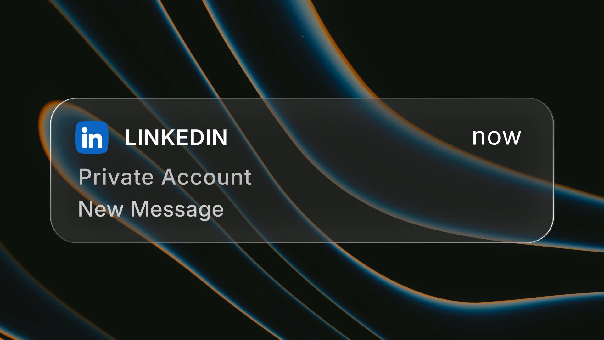 LinkedIn Notify Popup UI