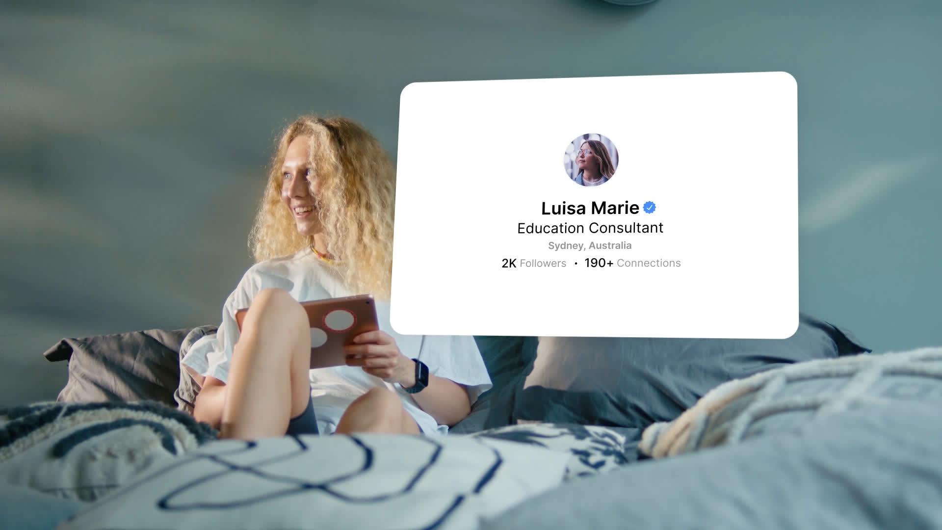 LinkedIn Search Bar With Followers Connection Reveal Screen