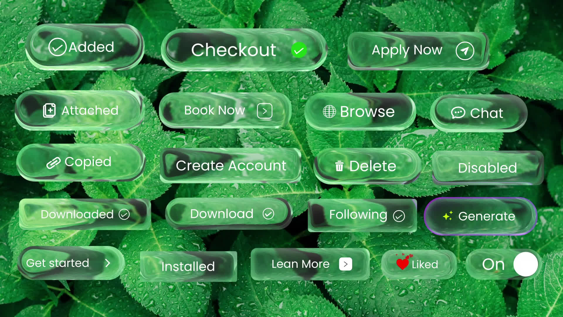 Liquid Glass Button