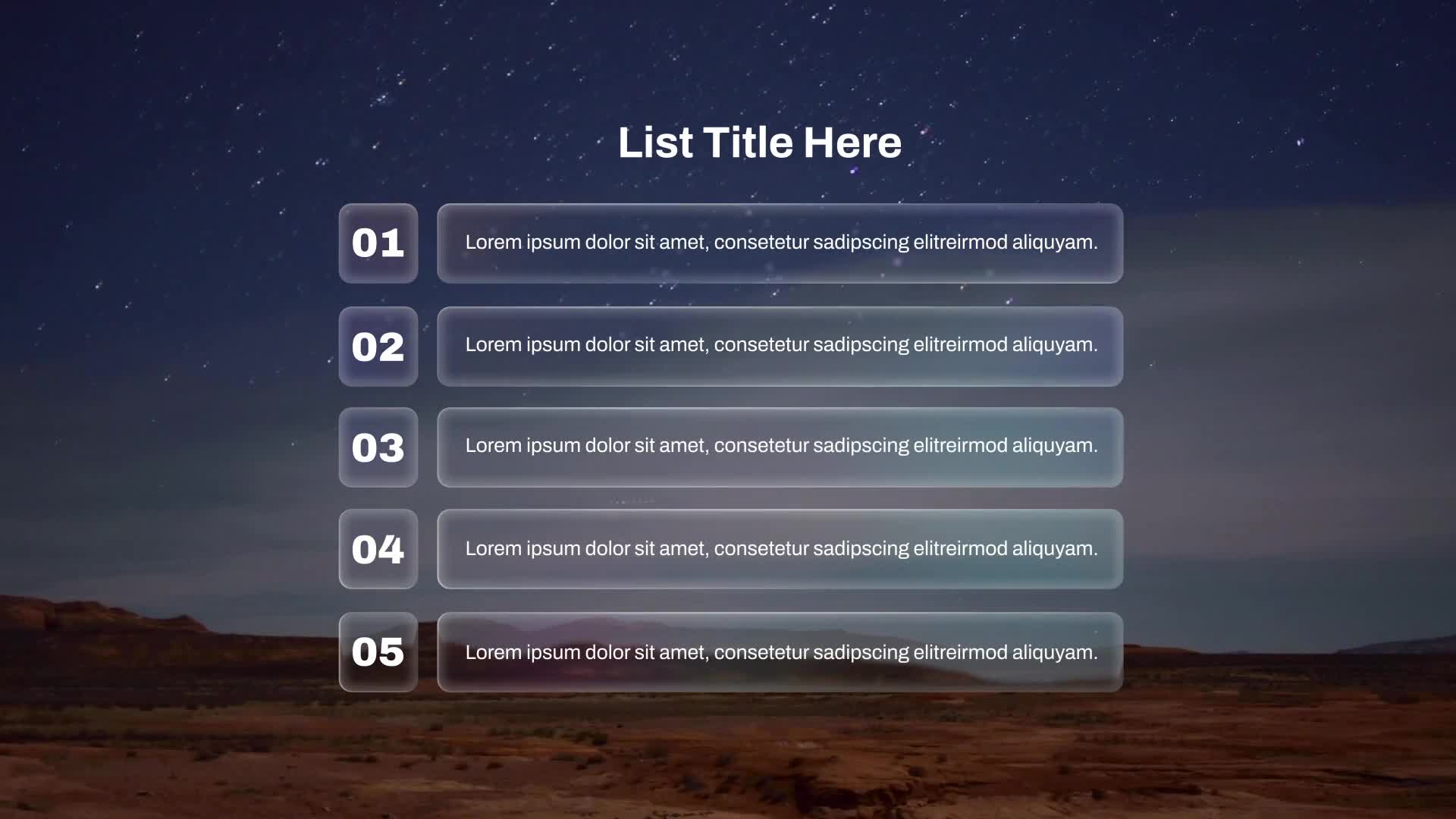 Liquid Glass List Element