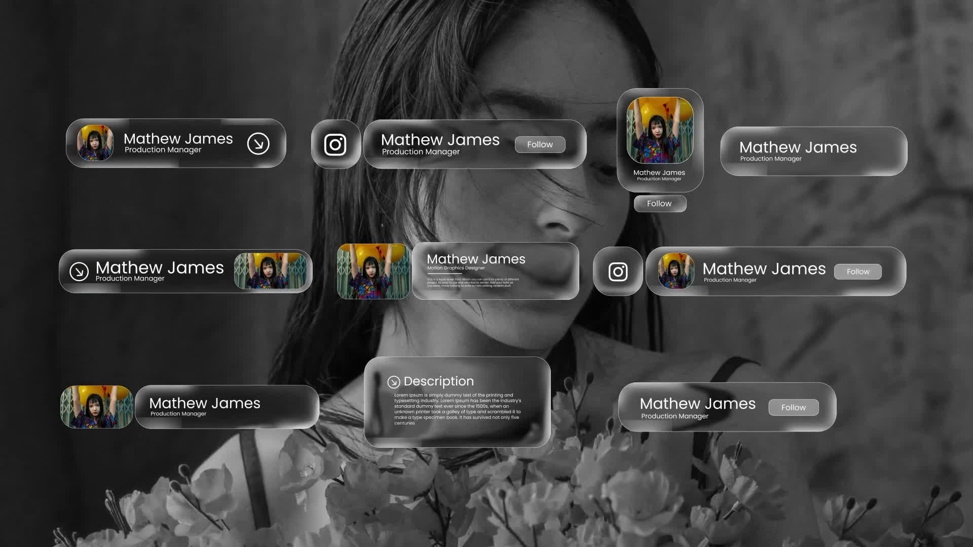 Liquid Glass Lower Third