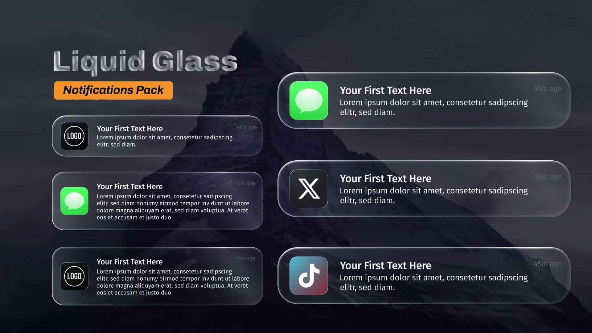 Liquid Glass Notifications
