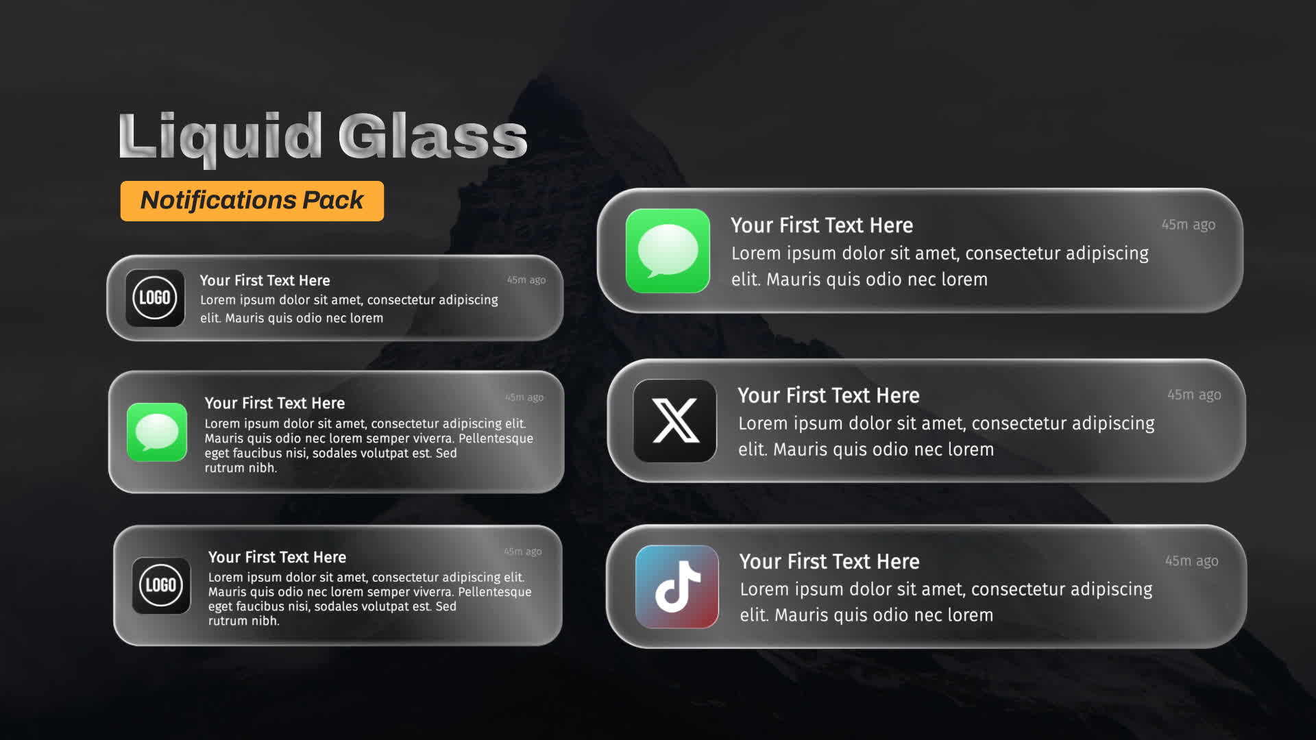 Liquid Glass Notifications