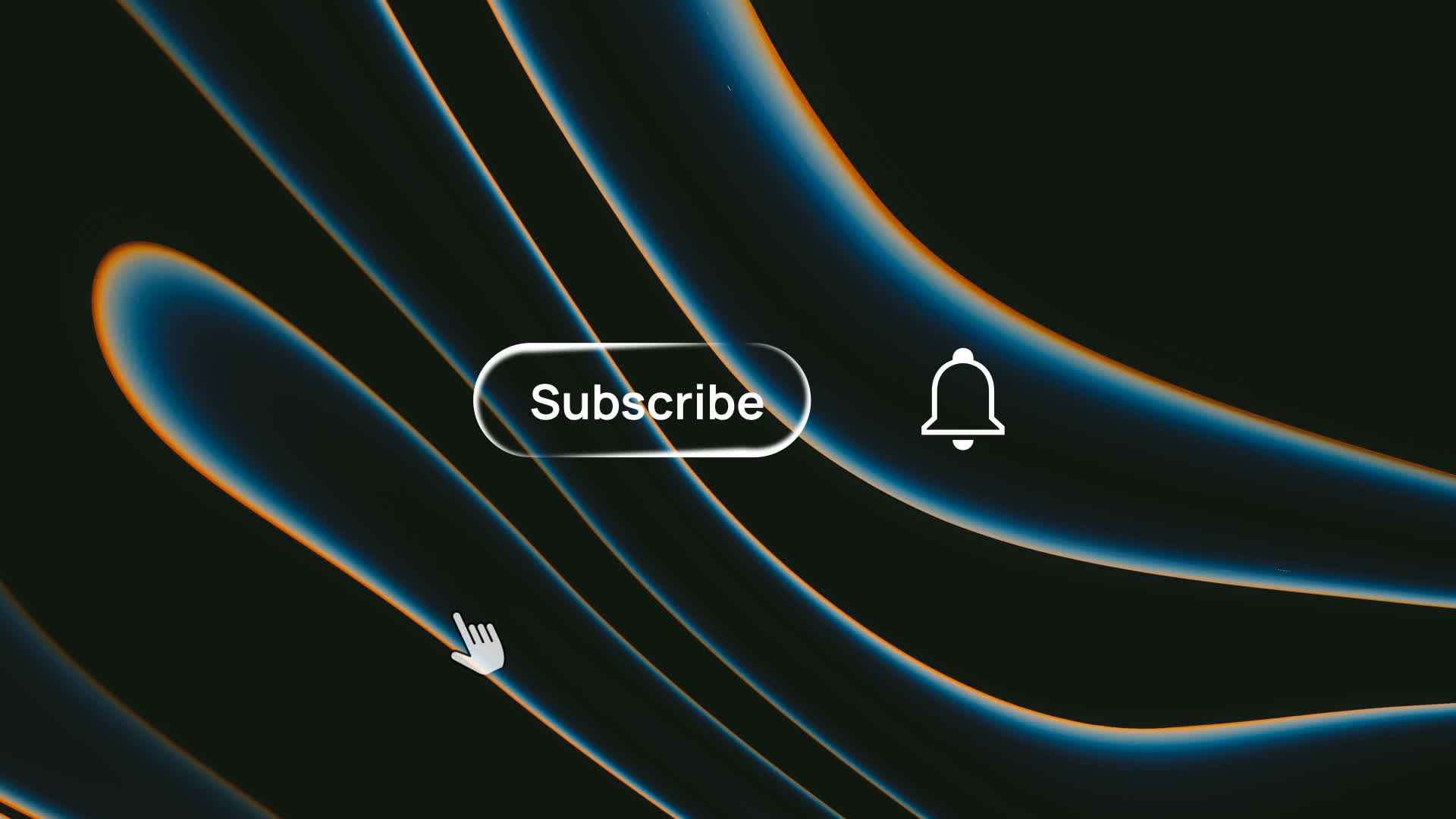 Liquid Glass Subscribe Button Overlay