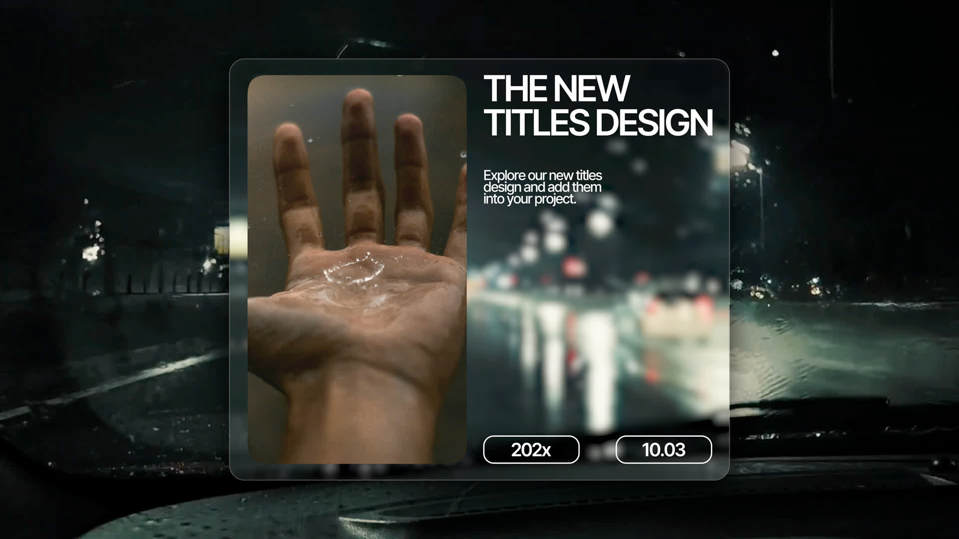 Liquid Glass Titles