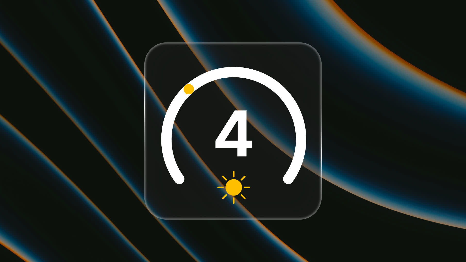 Liquid Glass UV Index Widget