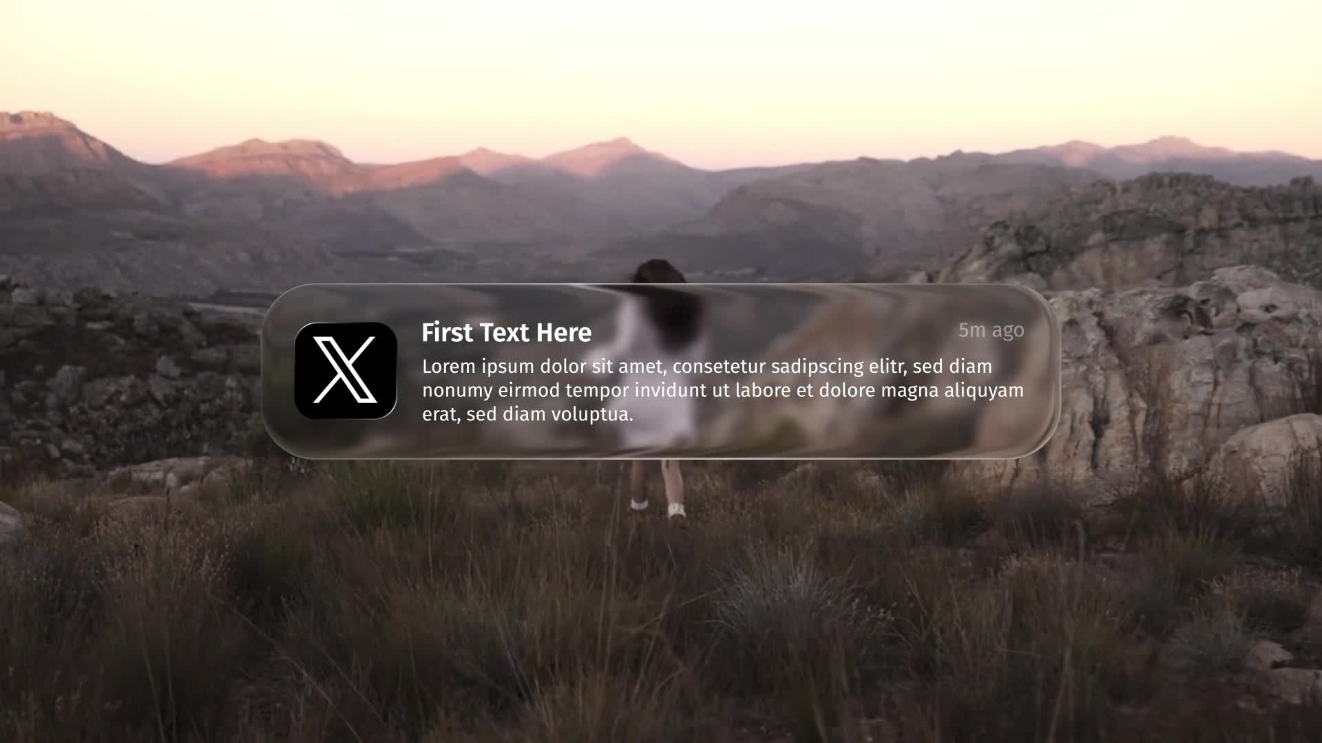 Liquid Glass X Notification