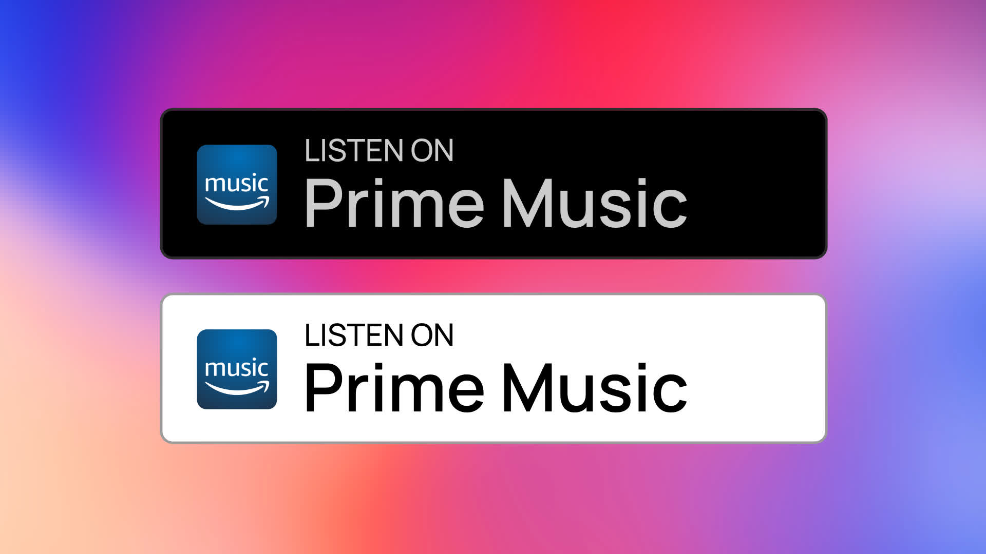 Listen on Prime Music Badge