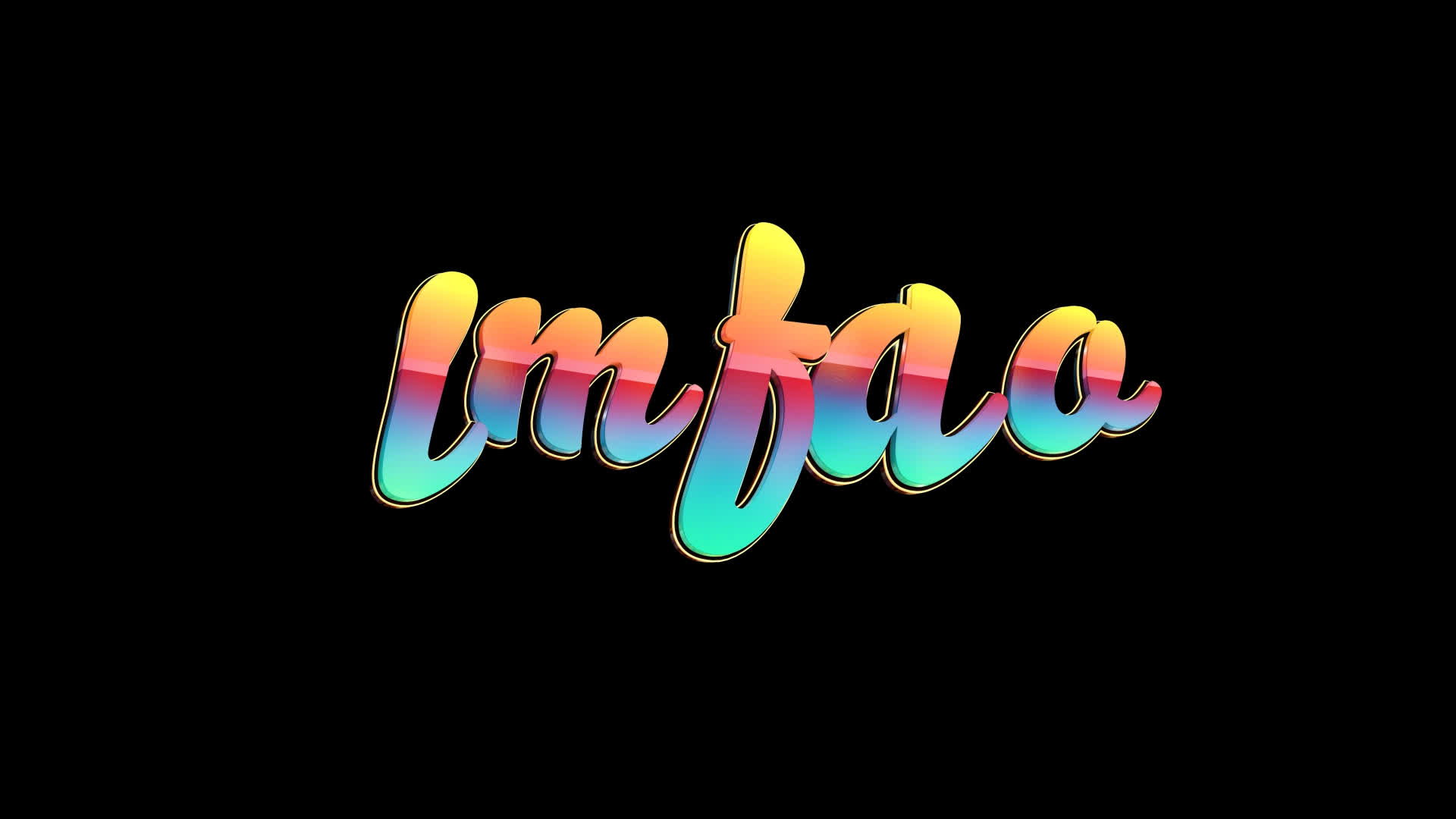 Lmfao - Colorful Text