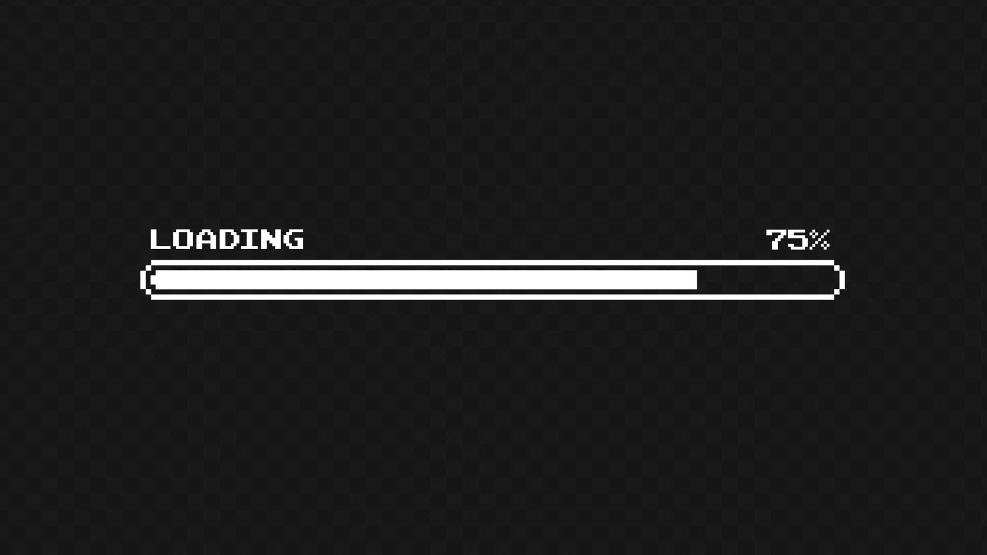 Loading Pixel Bar Basic