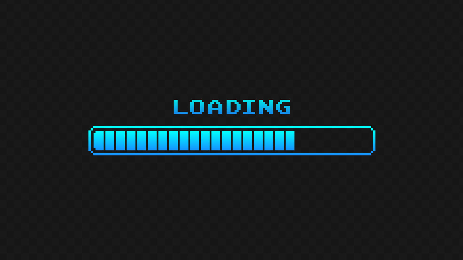 Loading Pixel Bar Gradient