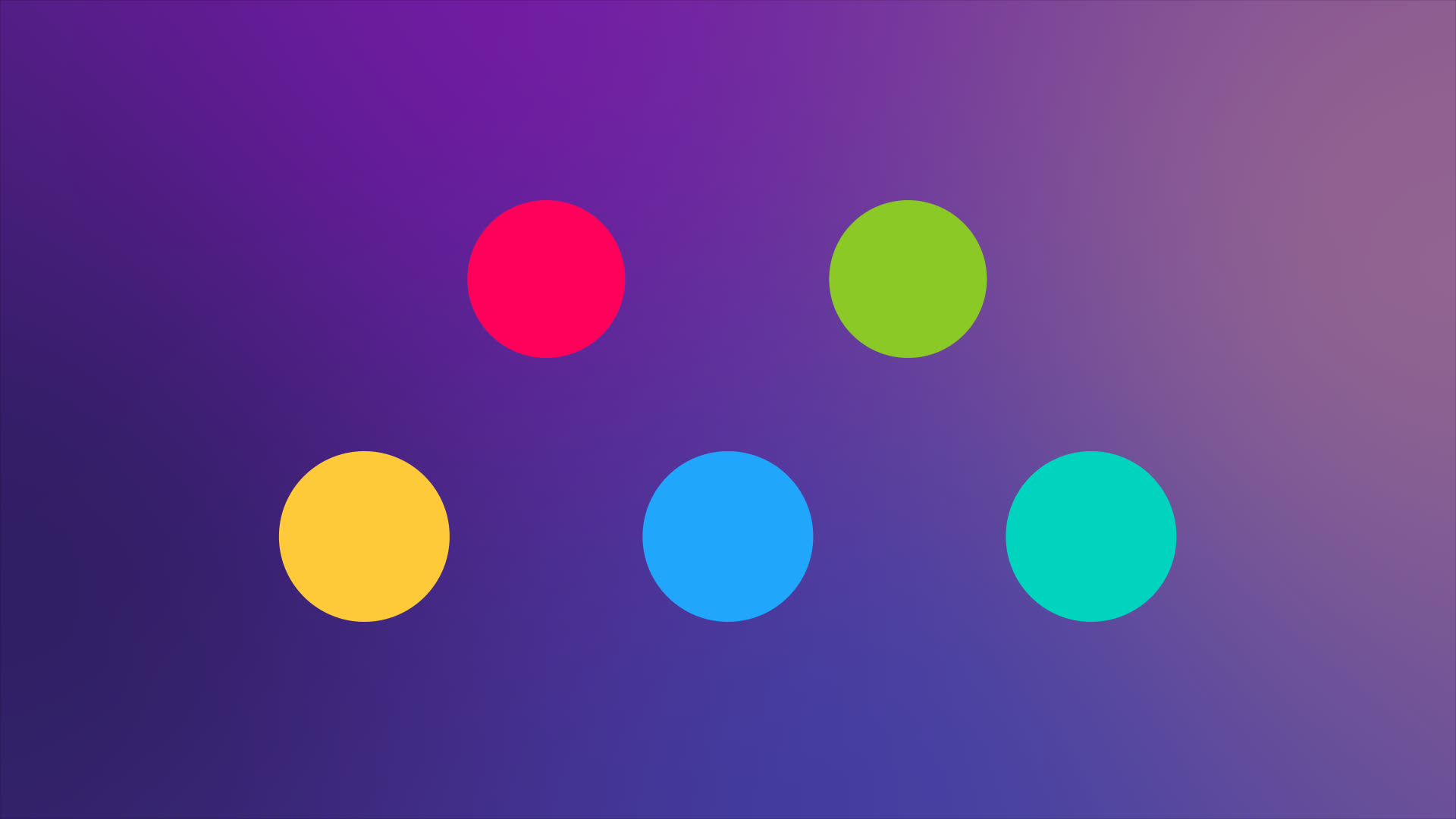 Looping Bouncing Dot Wave Indicator