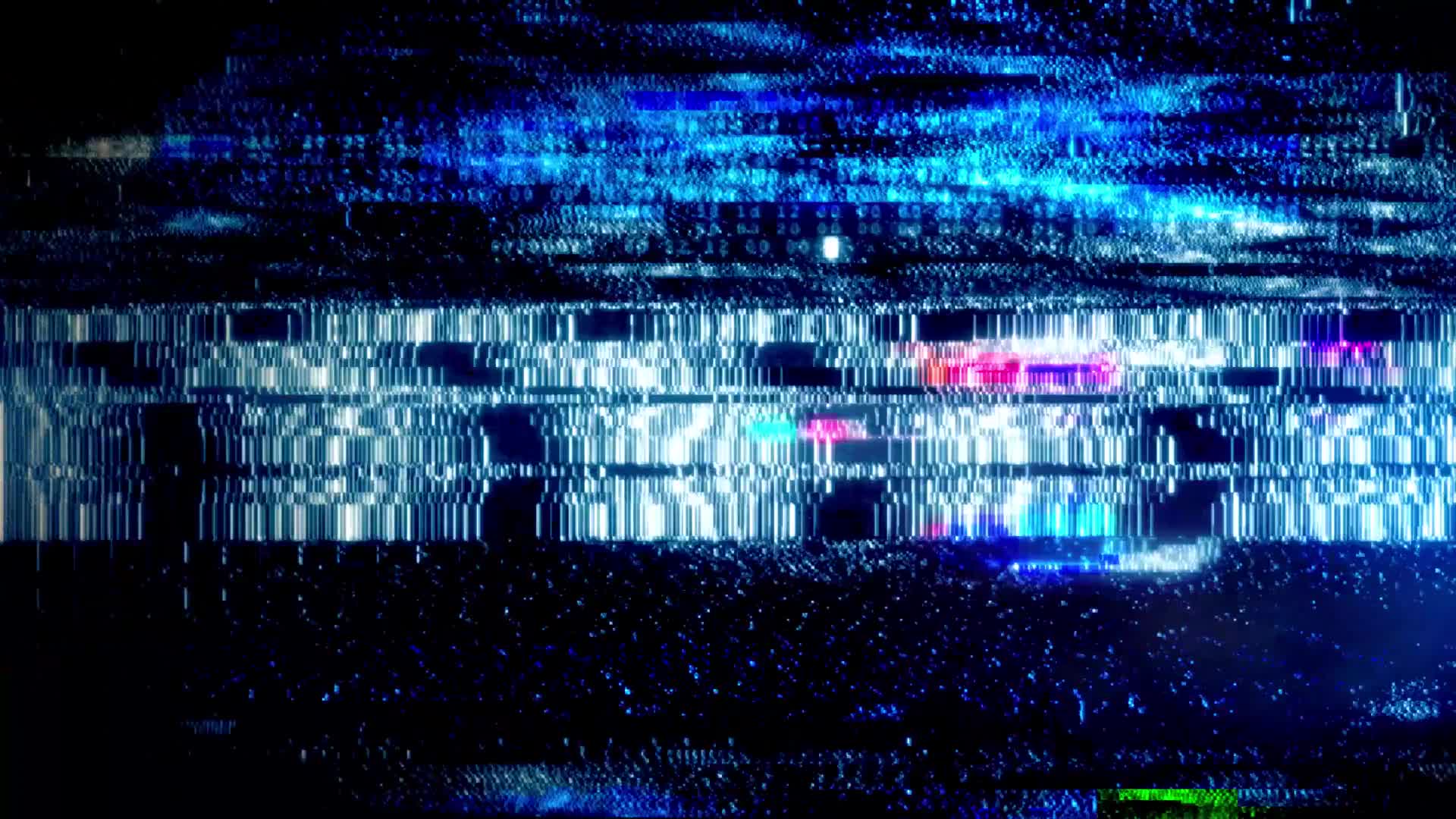 Looping Distorted Glitch Texture