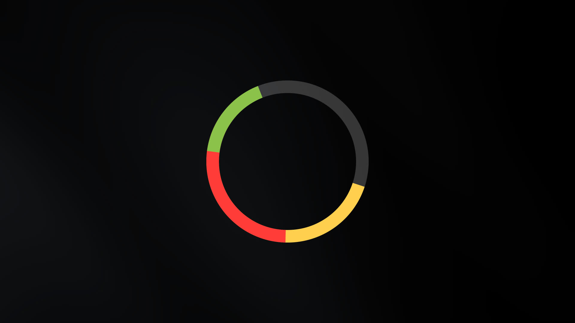 Looping Multi-Color Segmented Loading Animation