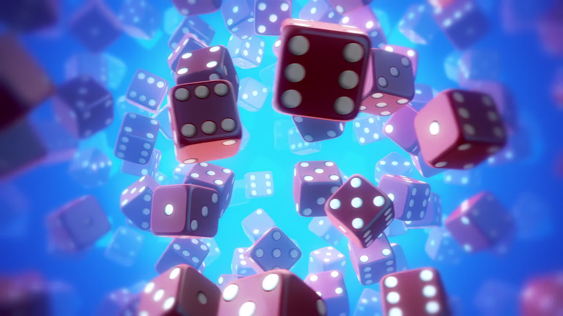 Lots Of Flying Dice