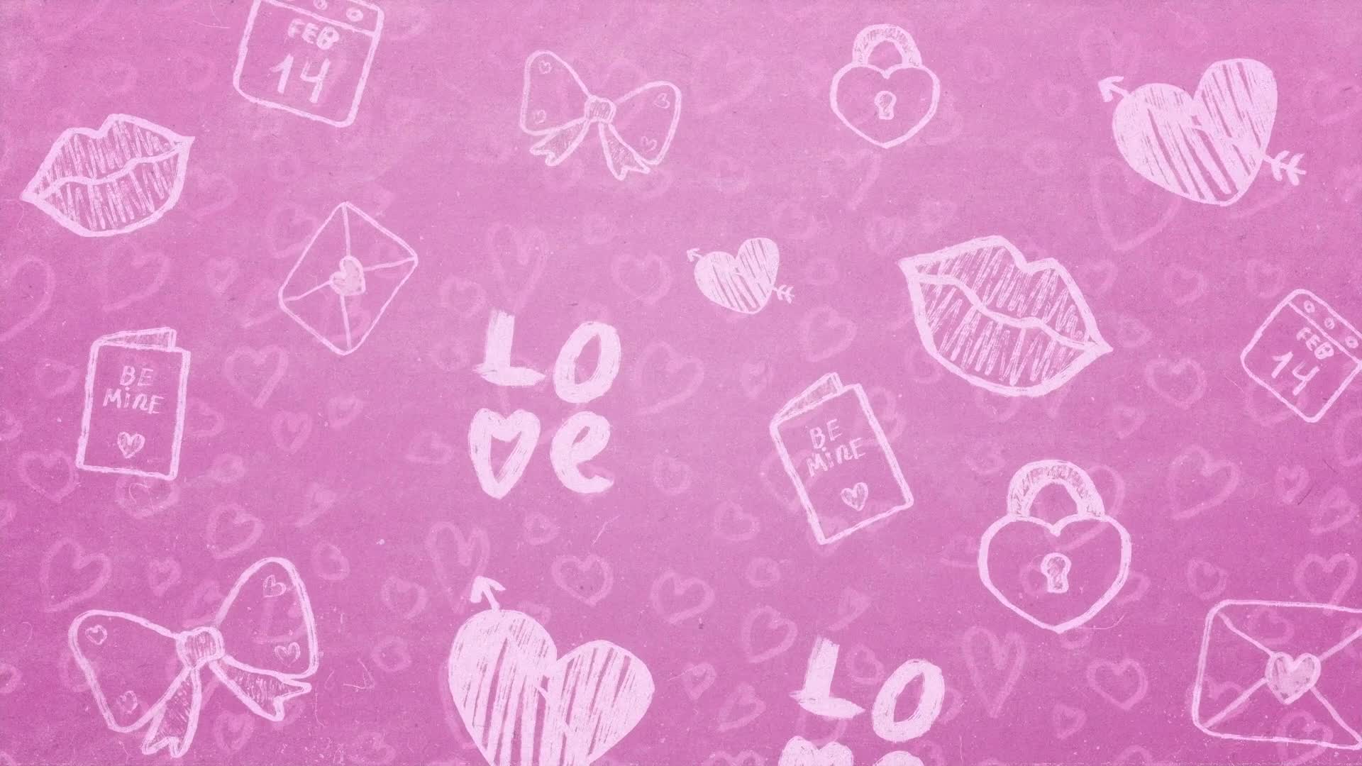 Love Symbols Motion Scene