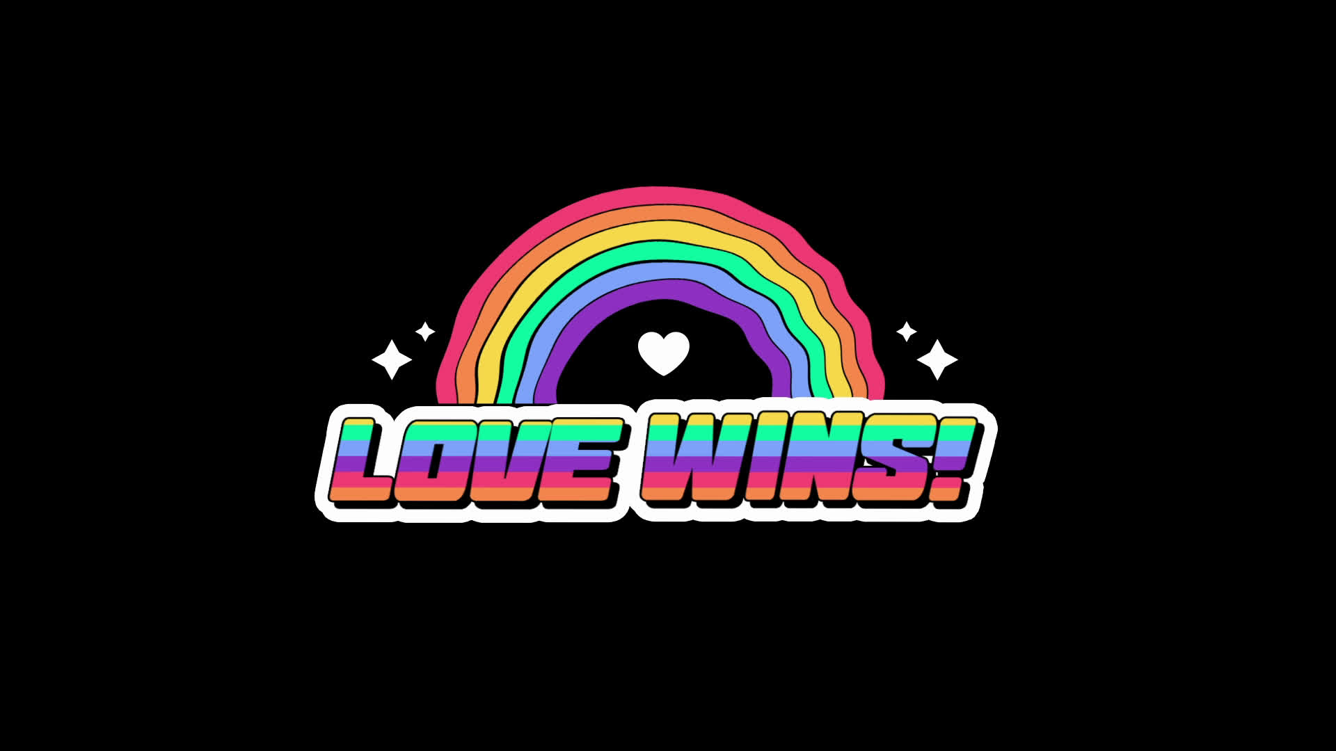 Love Wins Pride Title