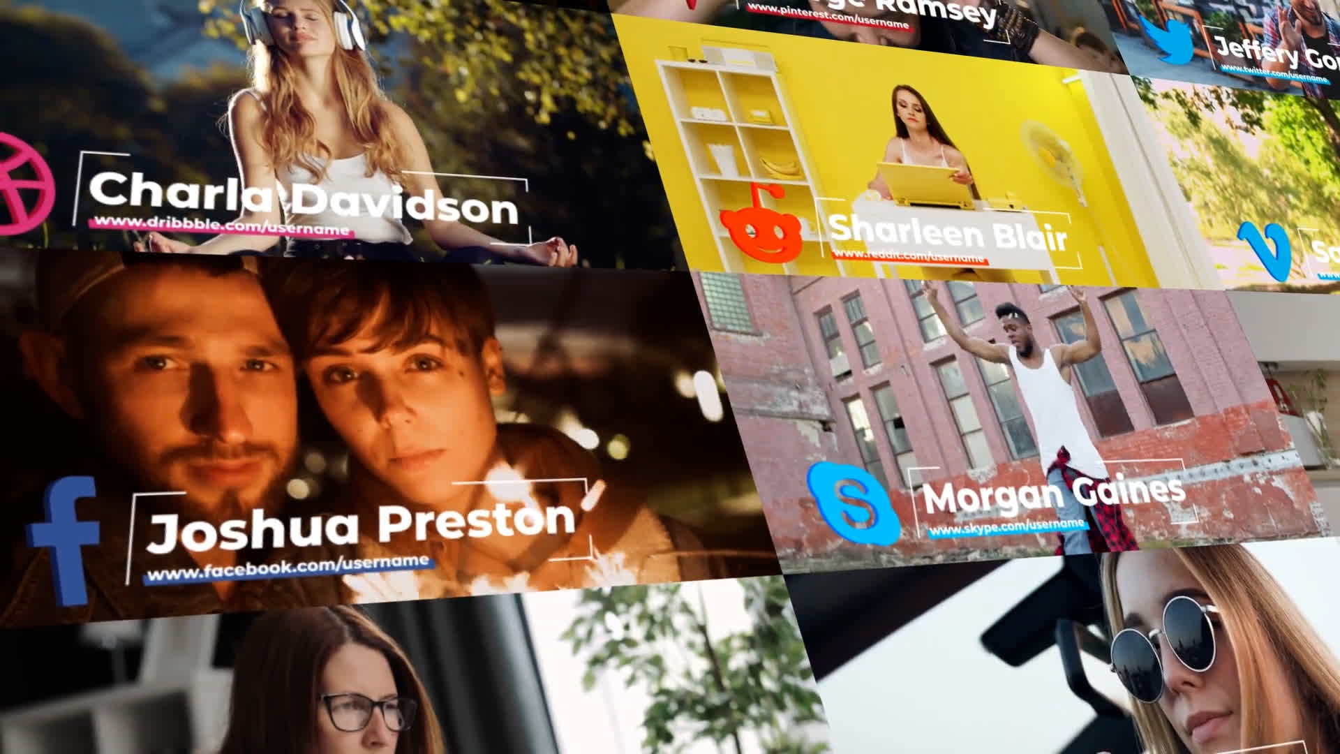 Lower Thirds Social Media