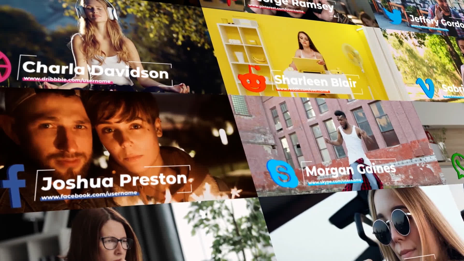 Lower Thirds Social Media