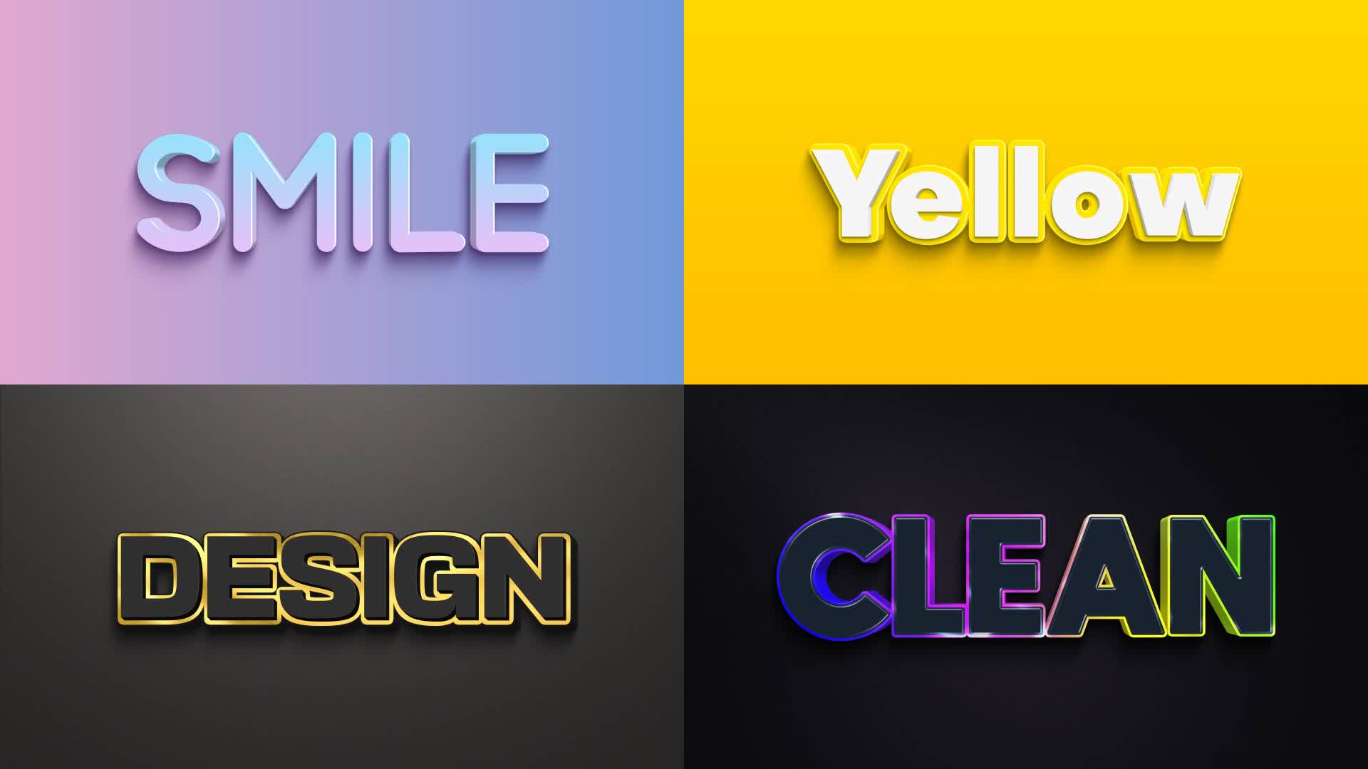 Luxury Minimal Text Effects