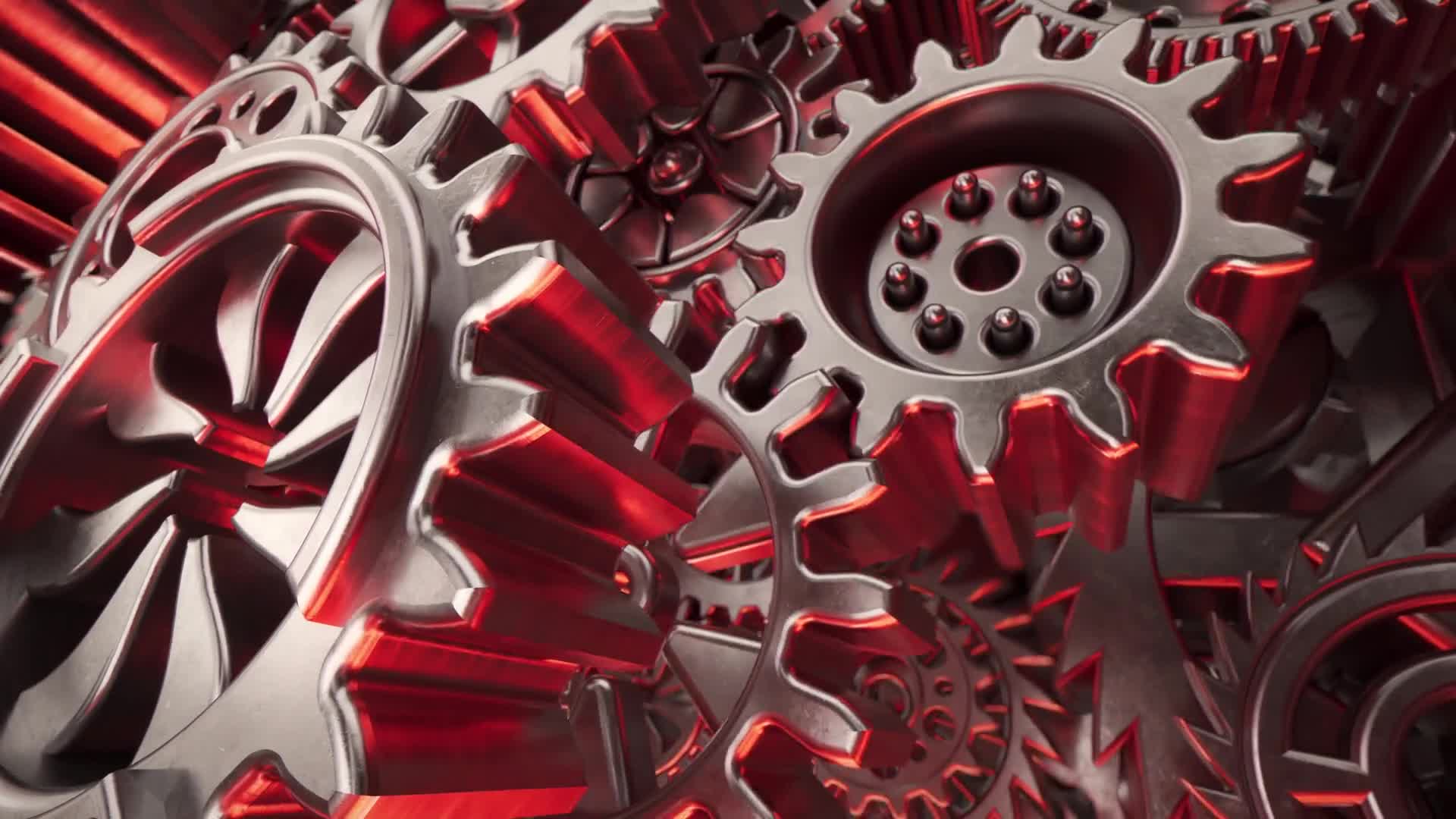 Machinery Parts Animation