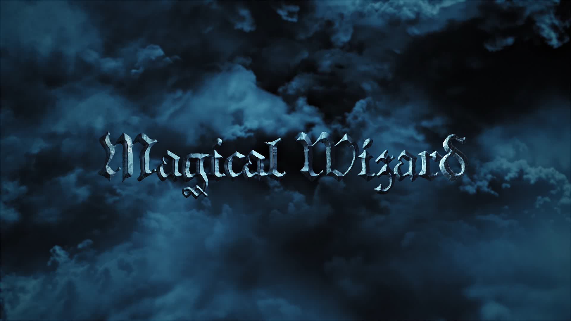 Magic Wizard Clouds Flying
