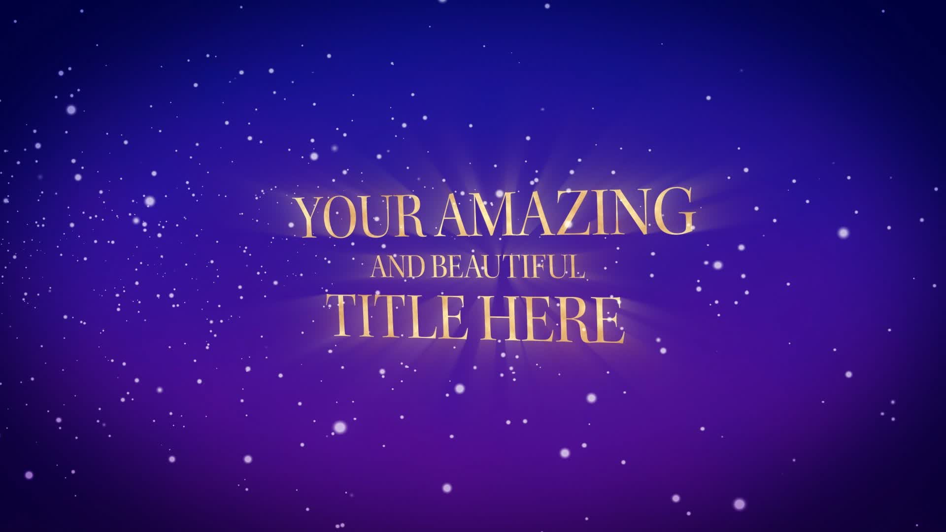 Magical Dust Particle Title