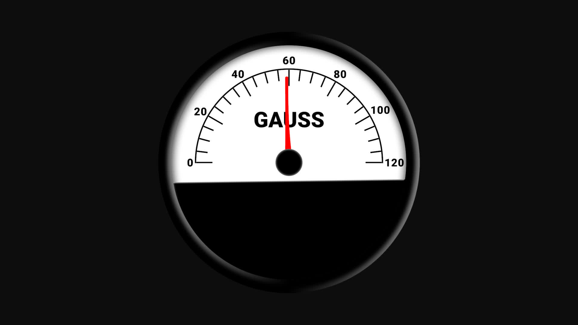 Magnetic Strength Measuring Meter Gauge