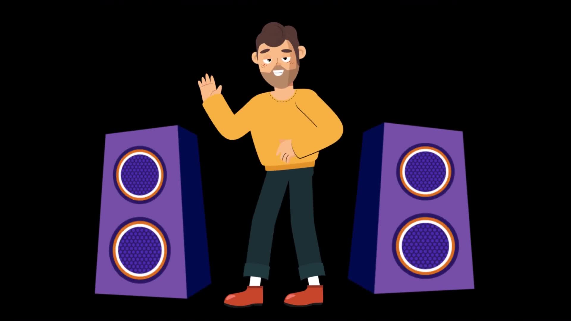 Man Dancing in Club On Alpha