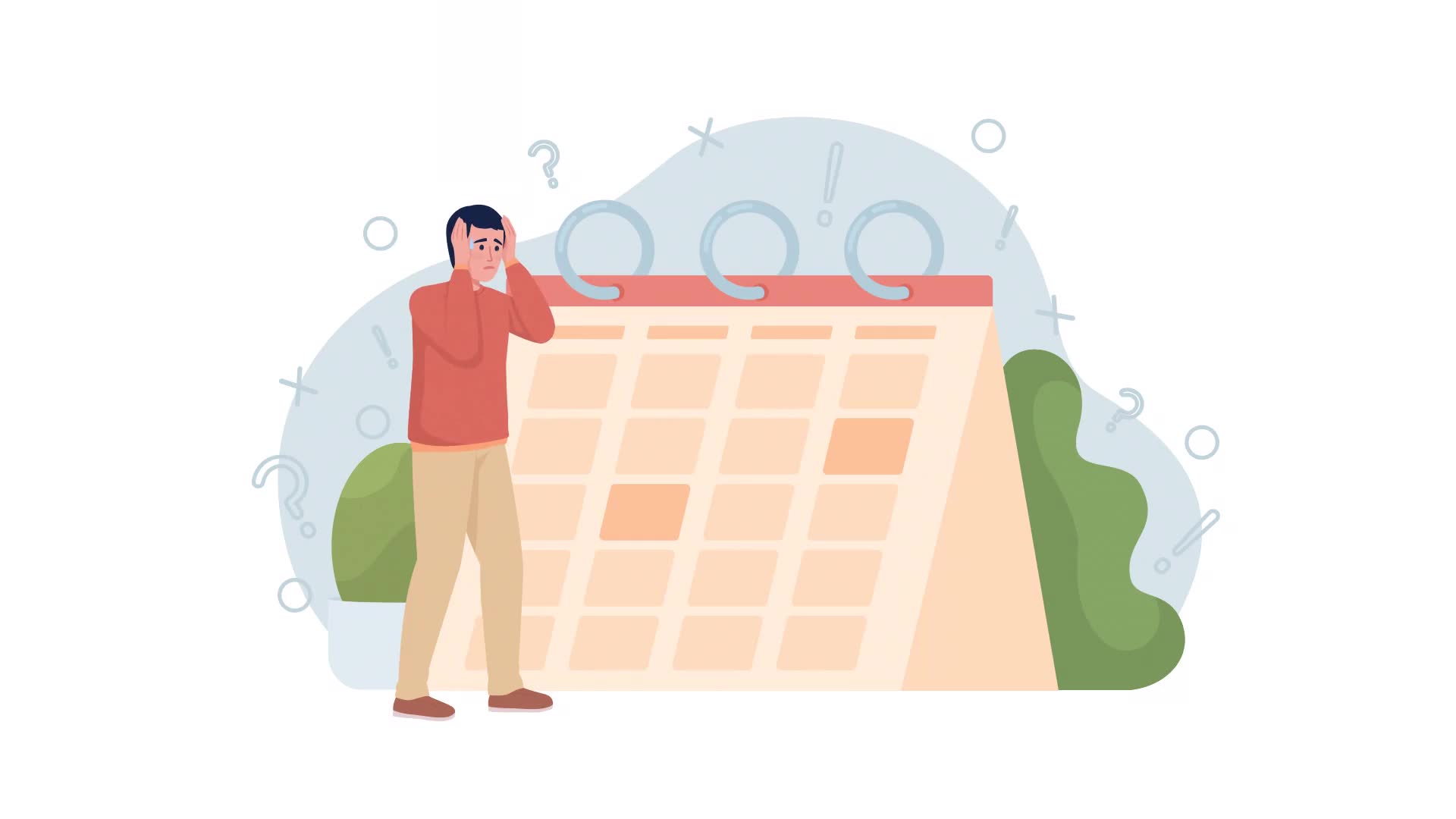 Man Deadline Anxiety