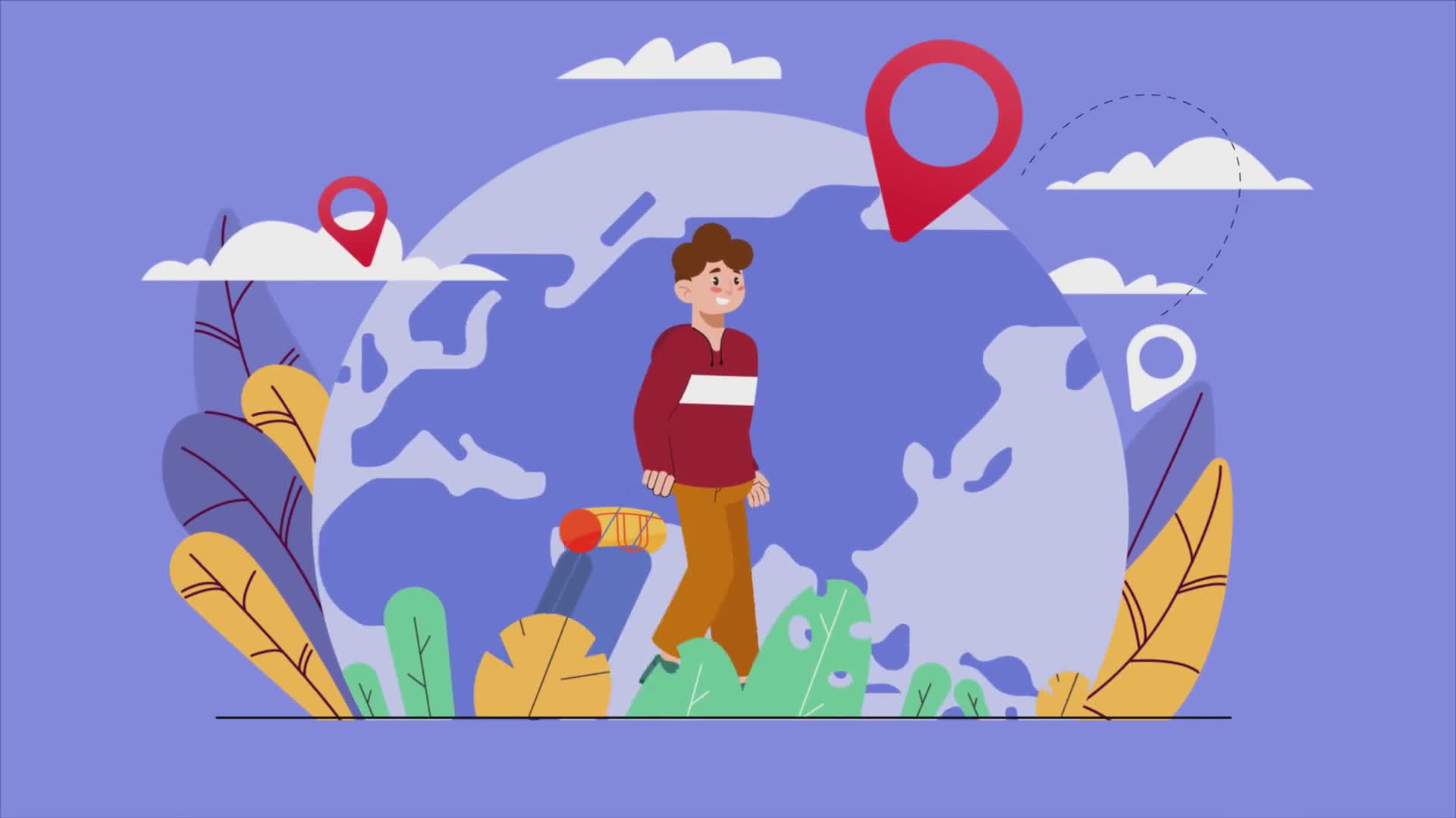 Man On An Adventurous Journey