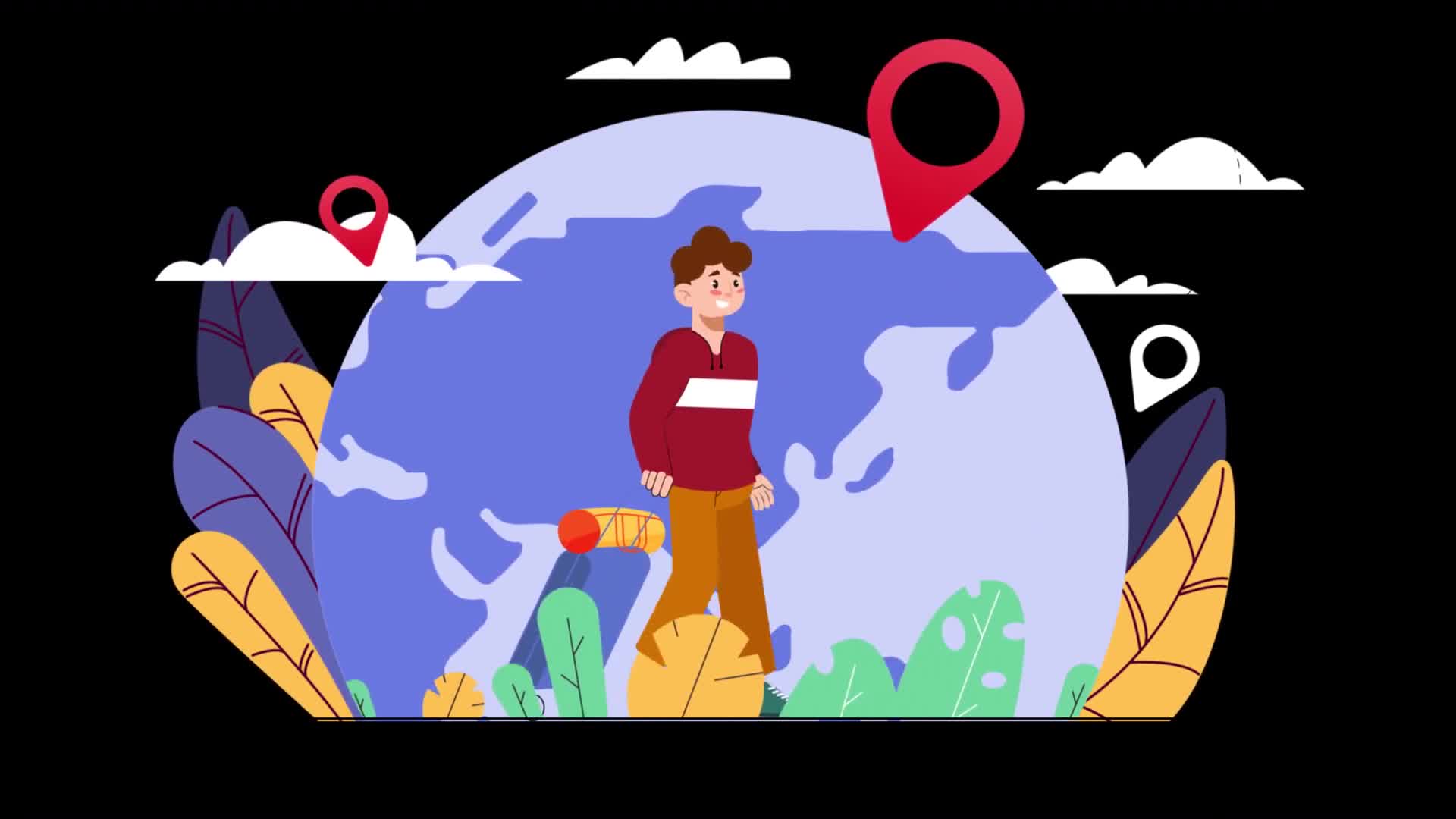 Man On An Adventurous Journey On Alpha