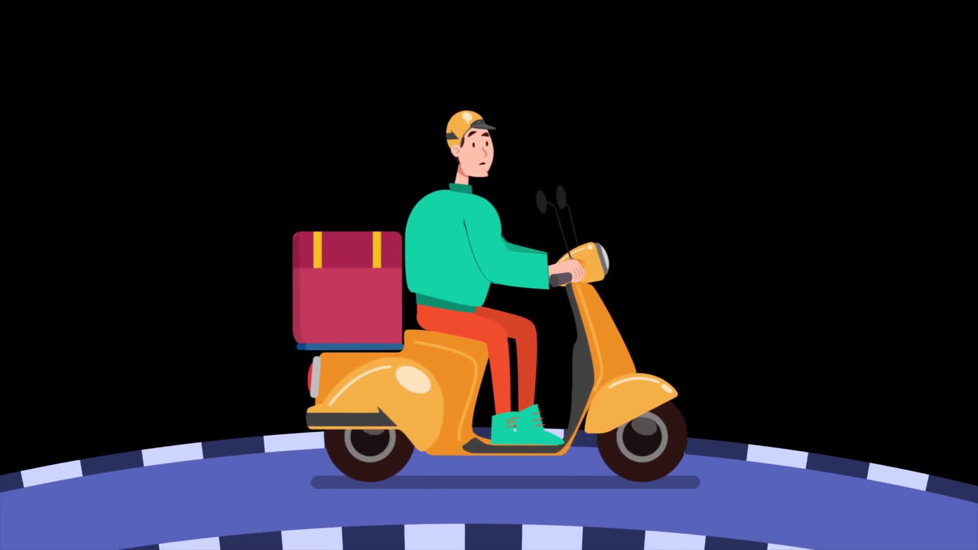 Man Riding Bike on Journey On Alpha