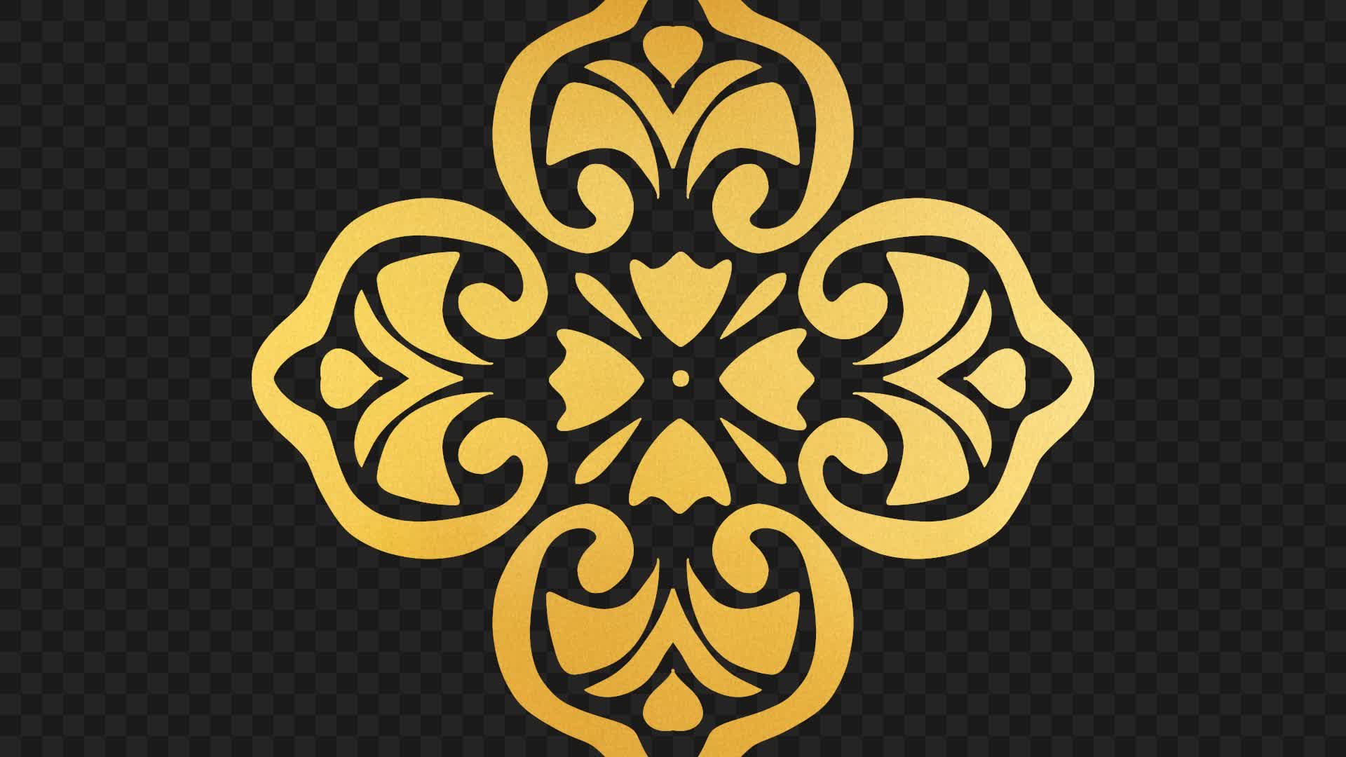 Mandala Gold Pattern Transition
