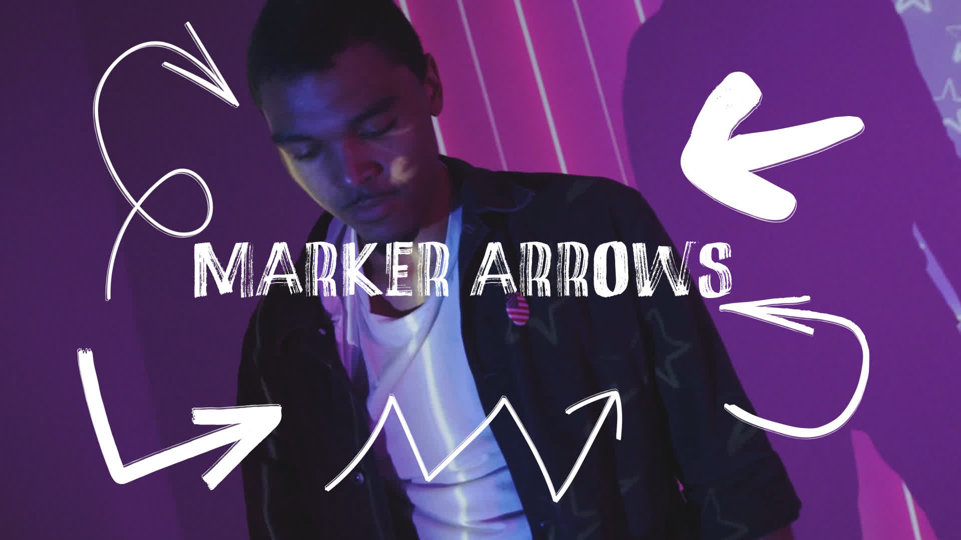 Marker Arrows On Alpha