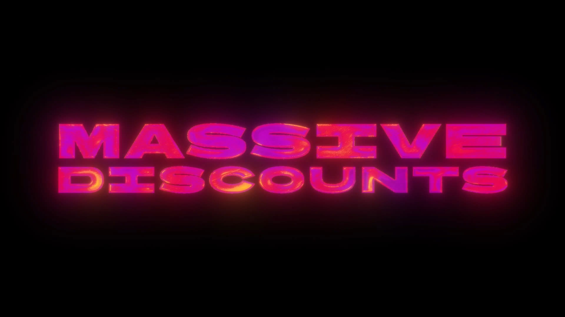 Massive Discounts Heatmap Gradient Title