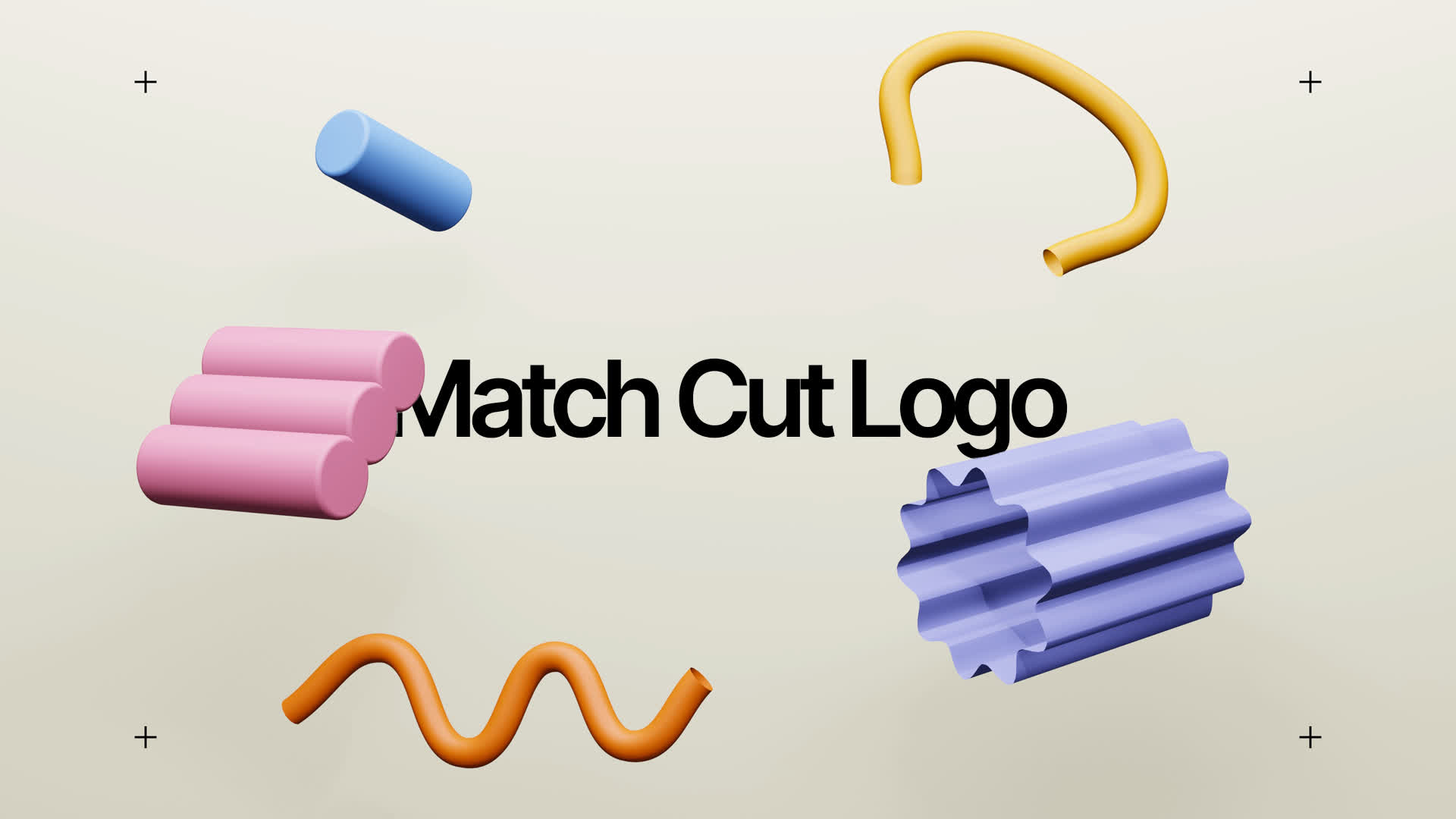 Match Cut Logo Animation