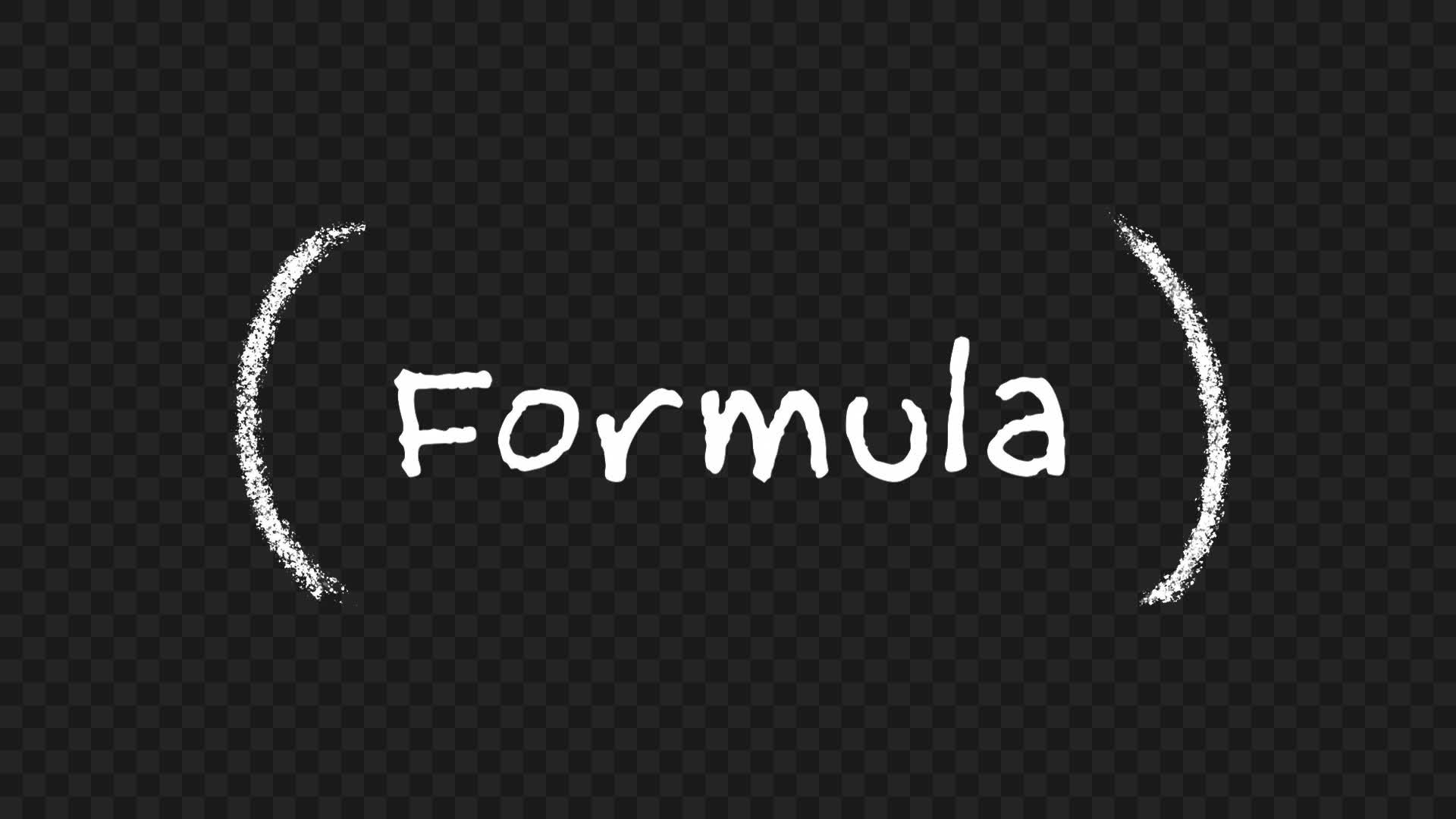 Math Bracket Formula Element