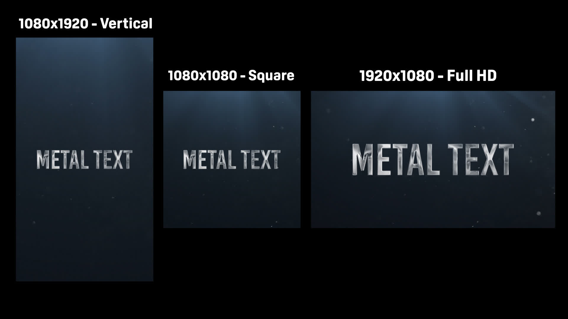 Metal Text Reveal