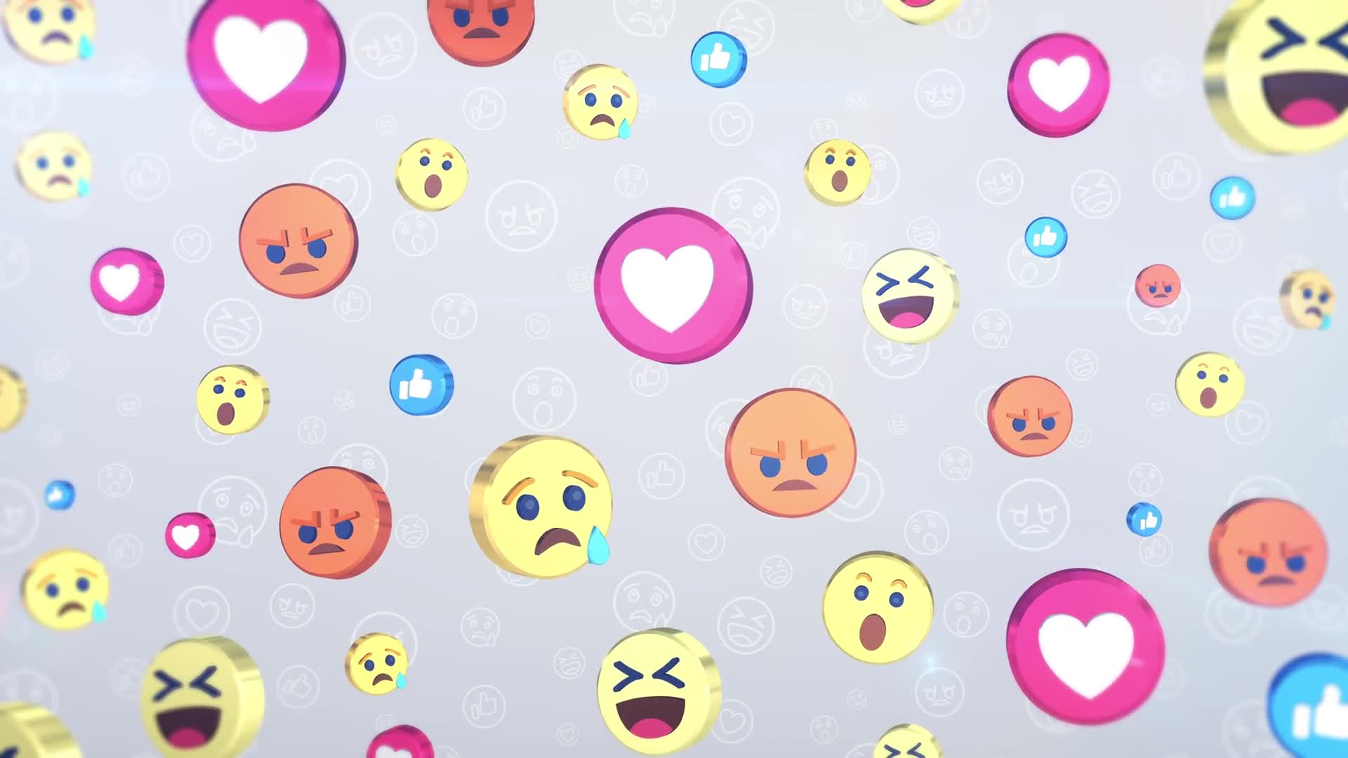Minimal Emoji Background Animation