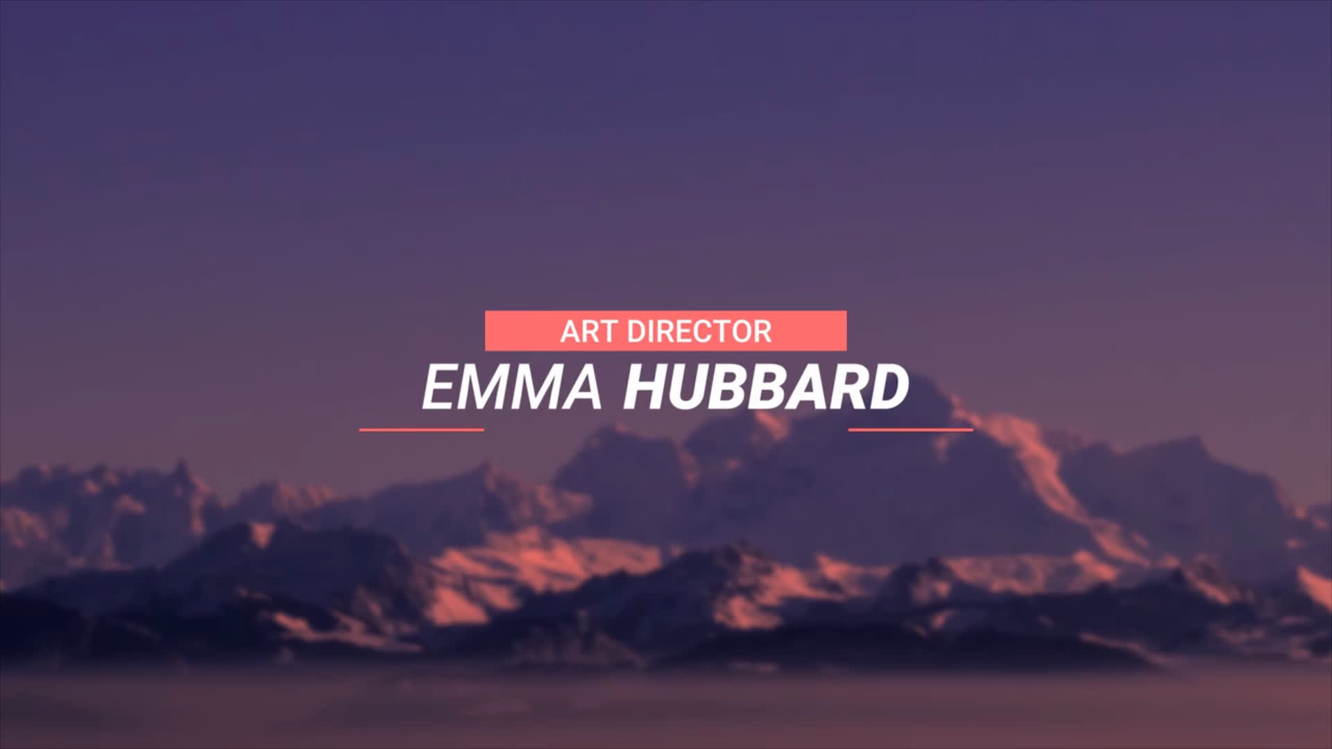 Minimal Lower Third Simple Templates