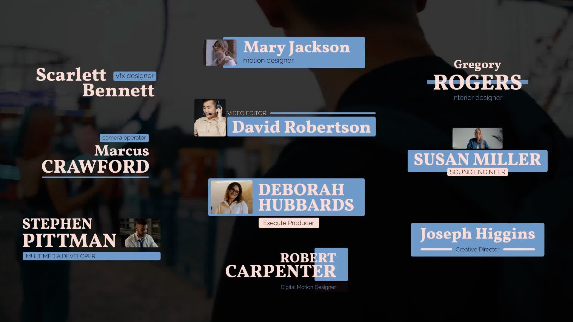 Minimal Lower Thirds Blue