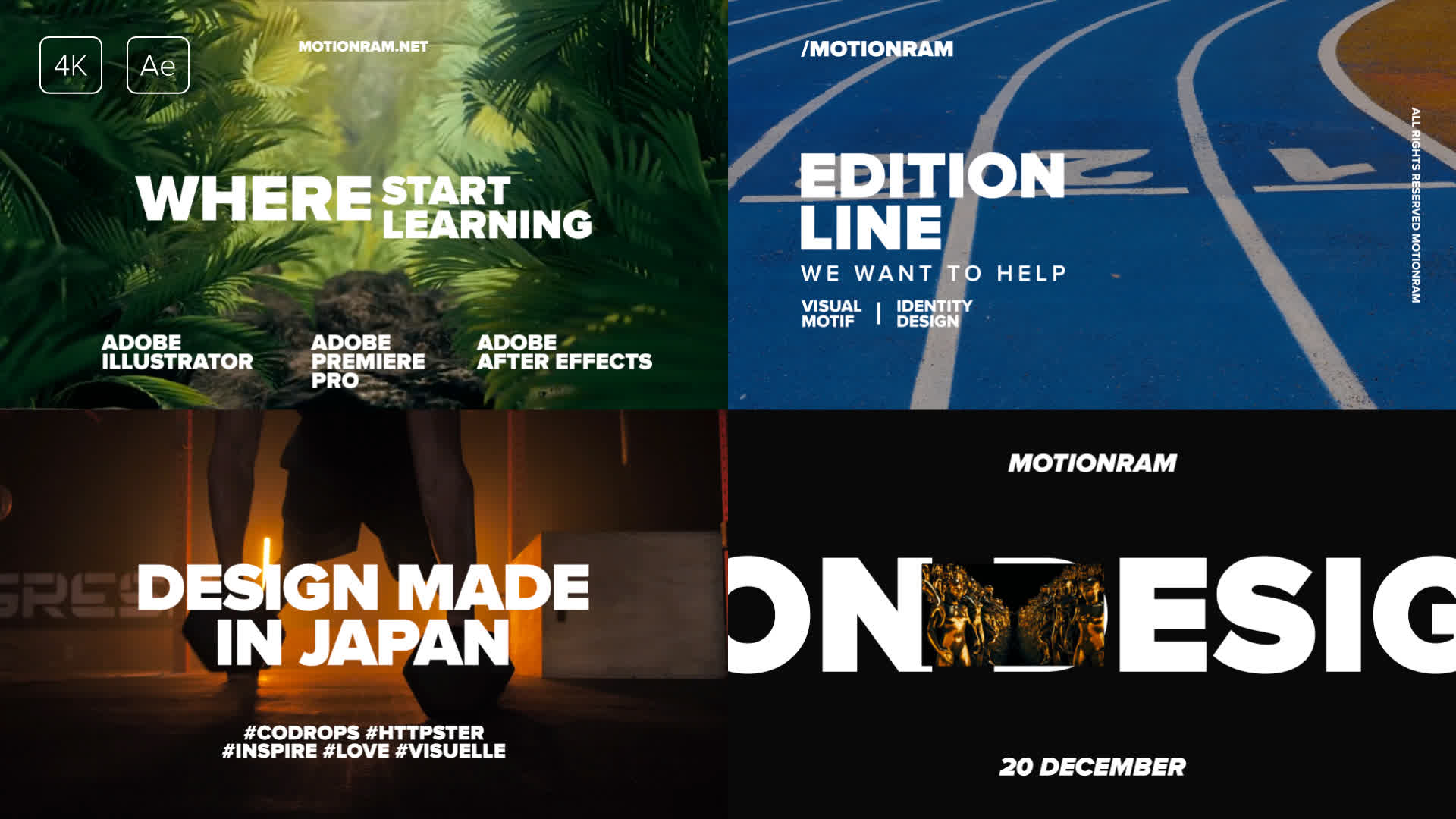 Minimal Text And Titles