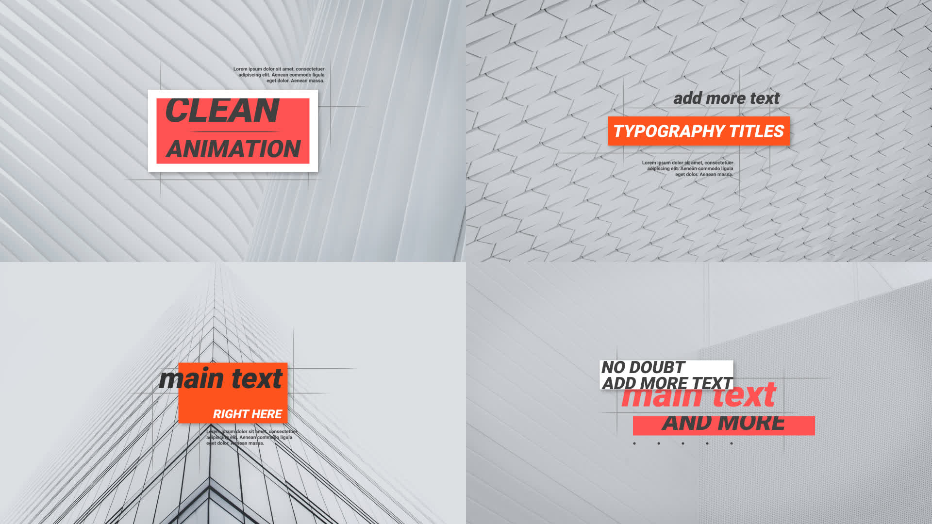Minimalist Clean Titles Pack