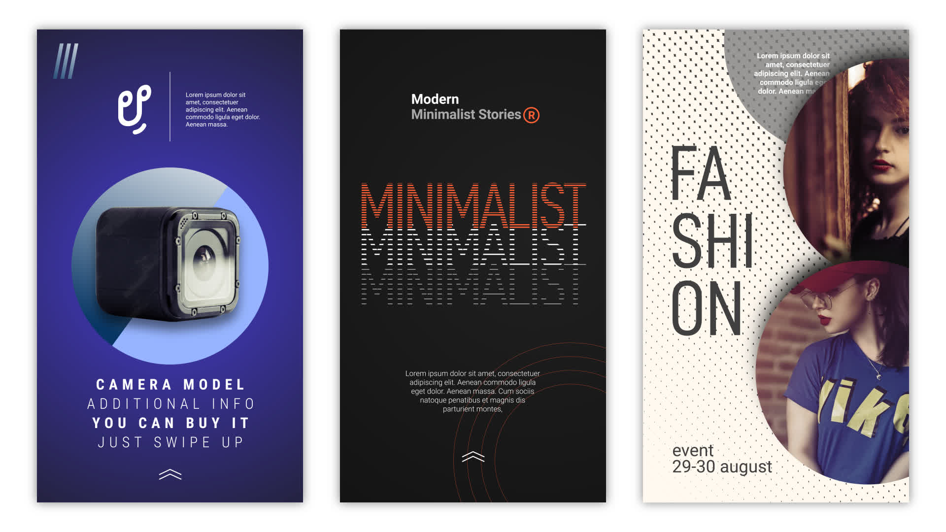 Minimalist Modern Stories