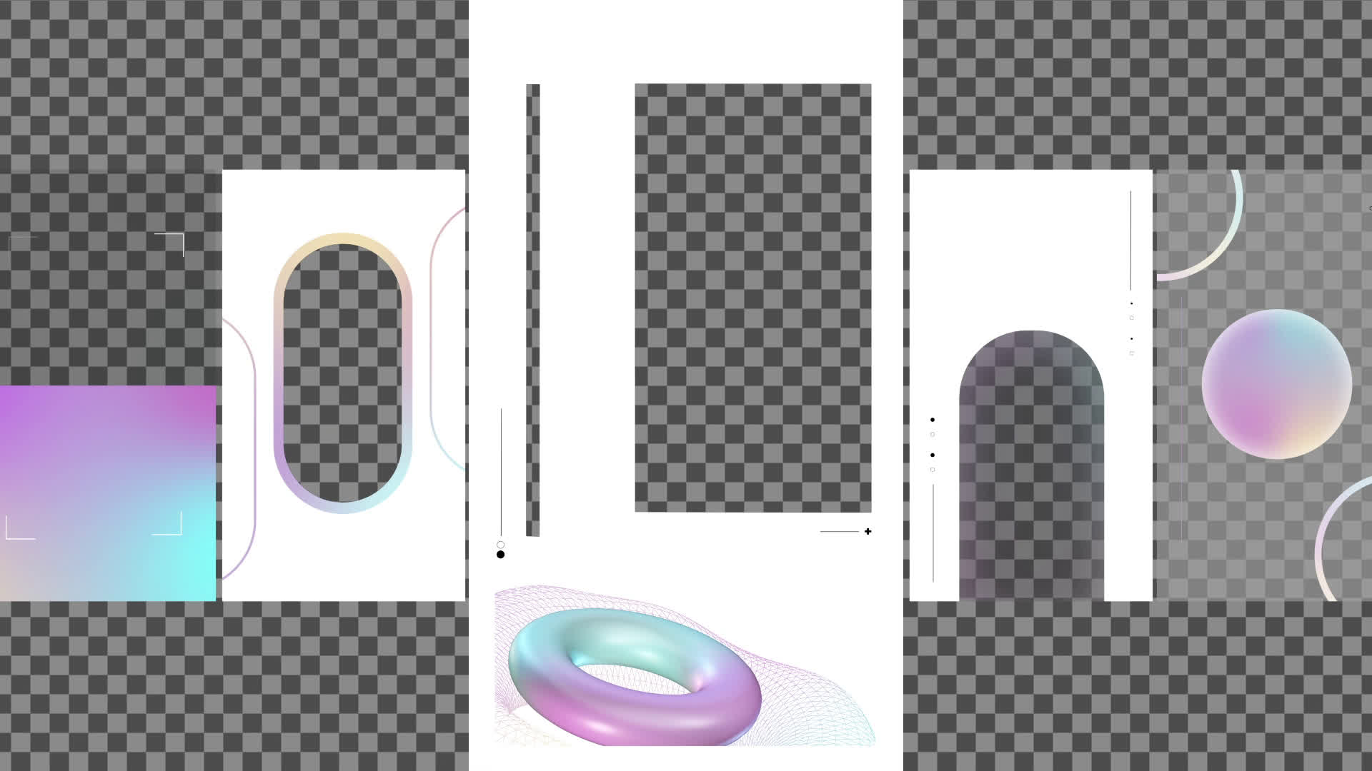 Minimalistic Vertical Overlays