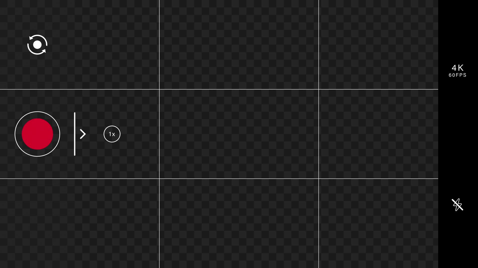 Phone Camera Recording Overlay - Light