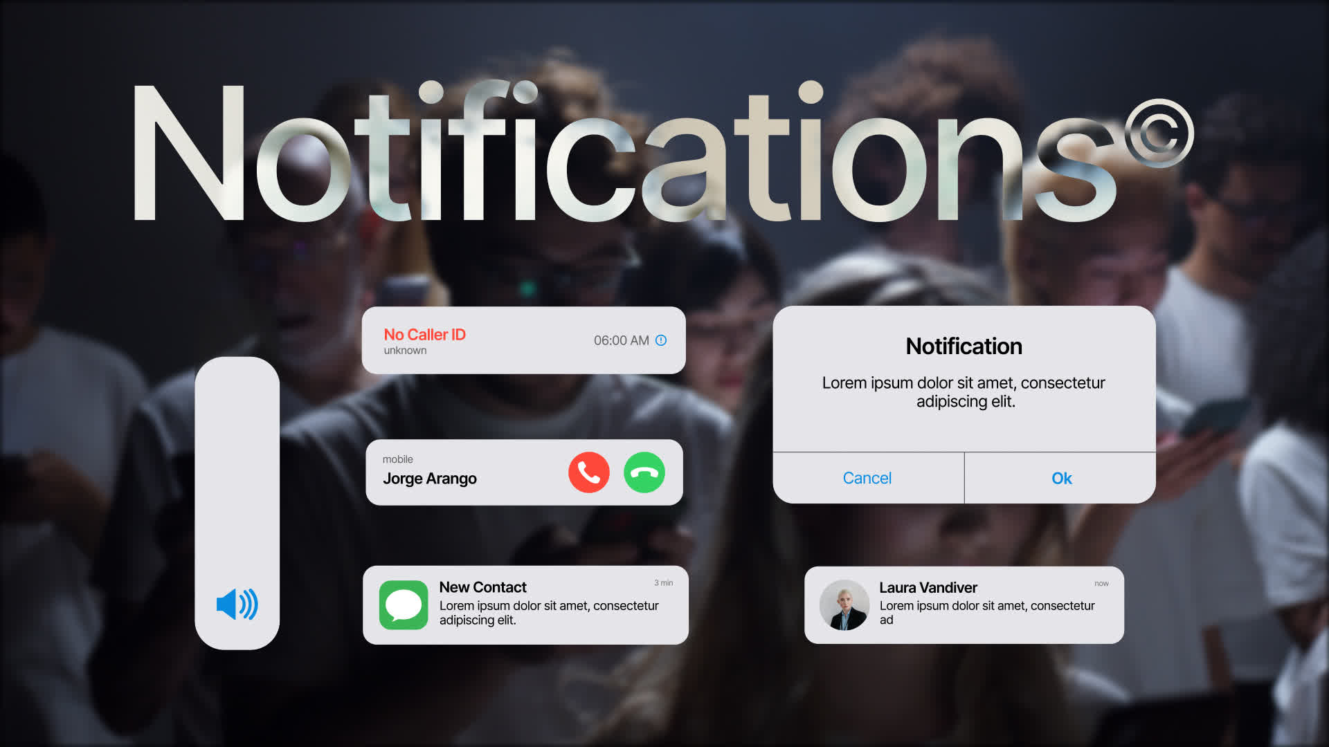 Mobile Notification Pop-ups