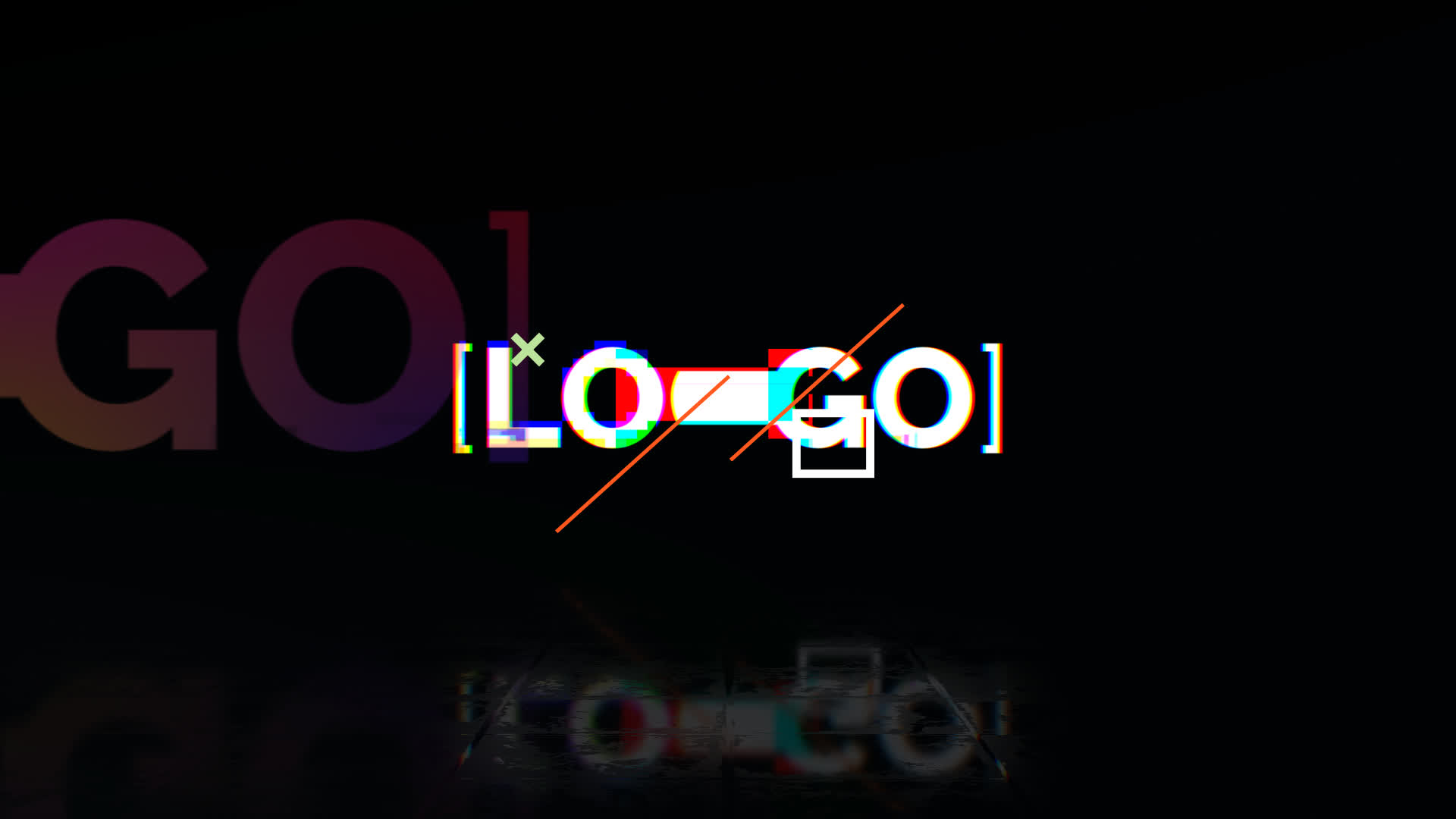 Modern Glitch Logo